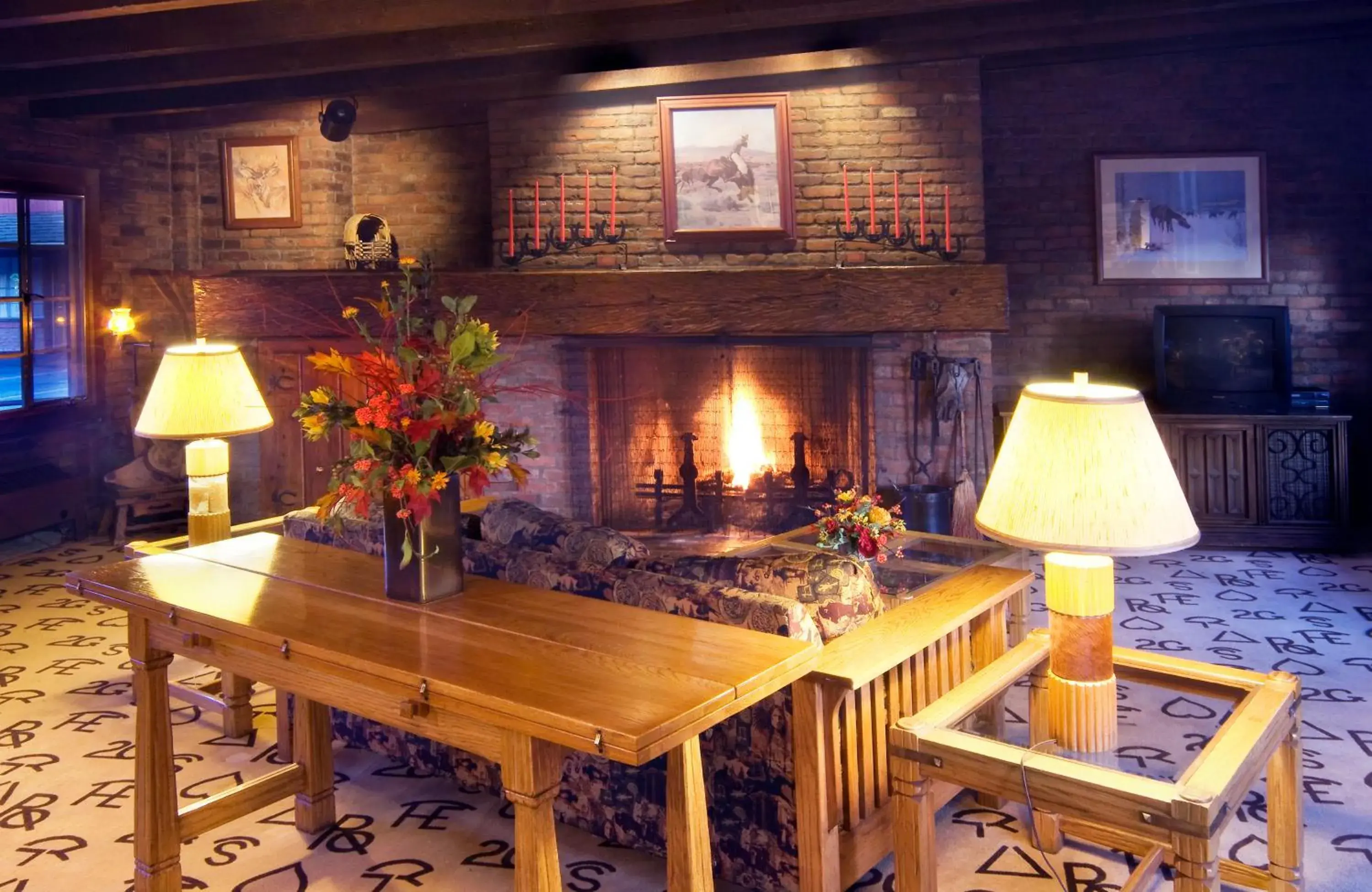 Lobby or reception in Dude Rancher Lodge Lobby or reception in Dude Rancher Lodge