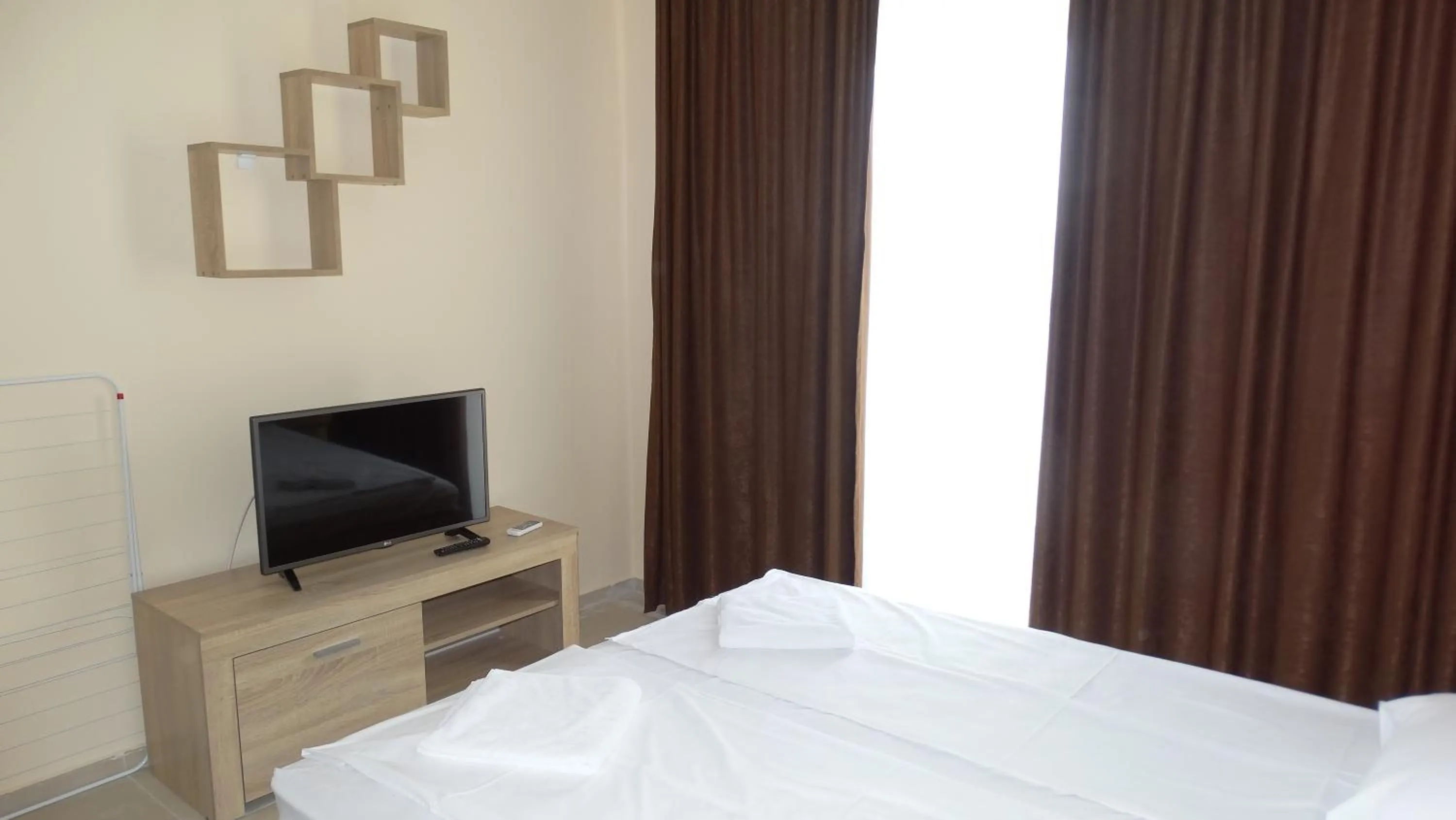Bed in Akrotiria Beach Apart Complex