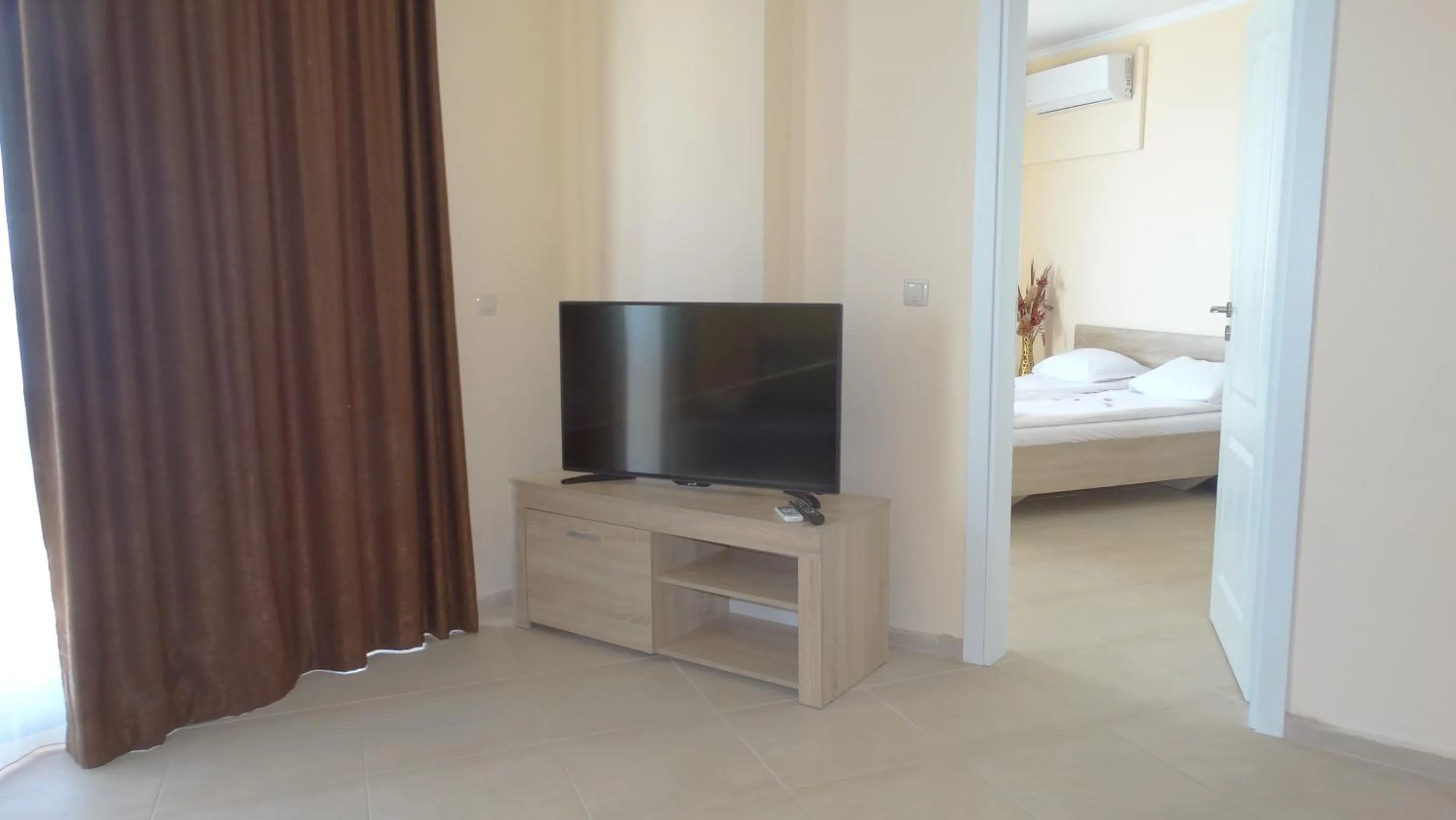 Bed in Akrotiria Beach Apart Complex