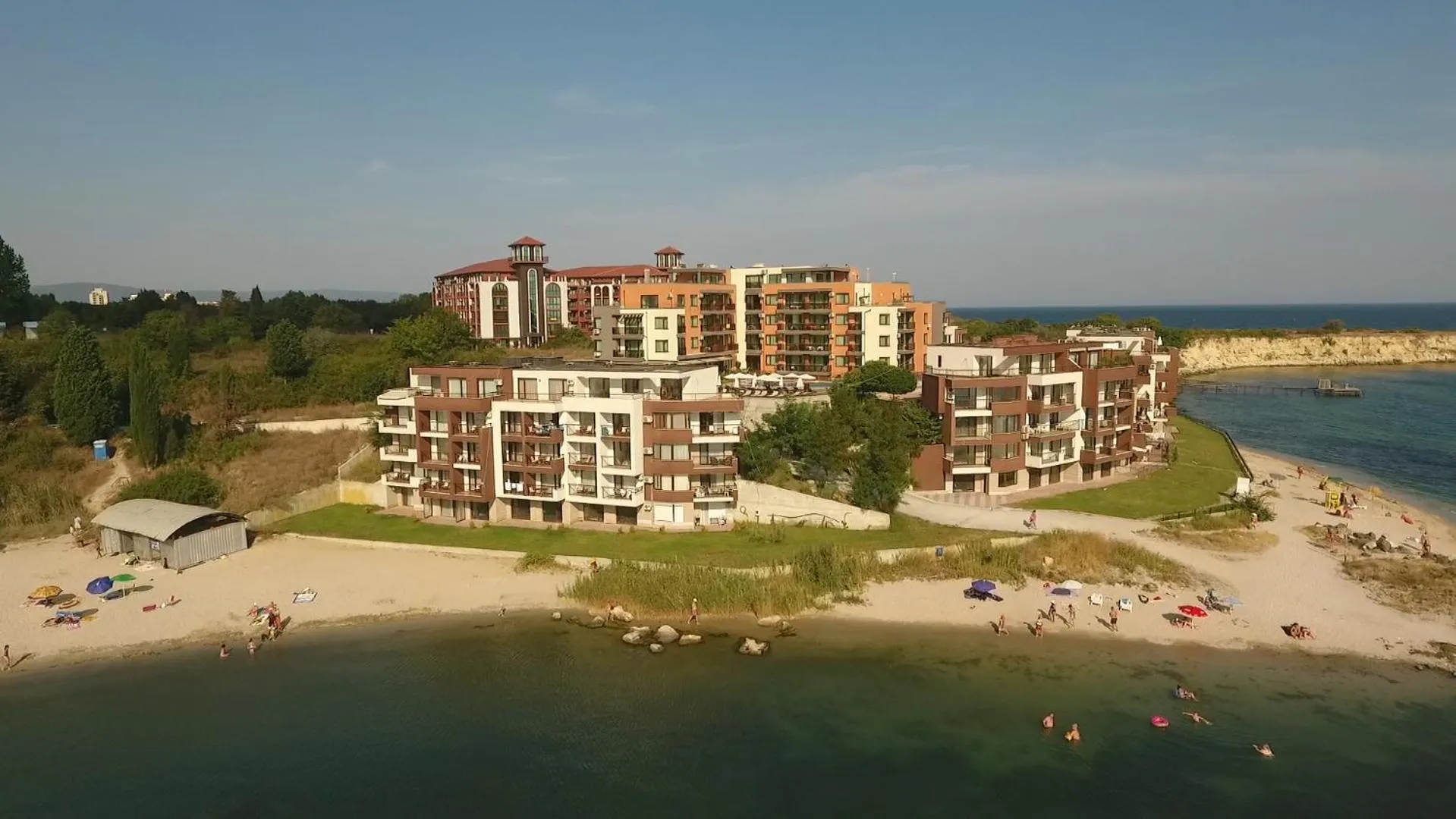 Bird's eye view in Akrotiria Beach Apart Complex