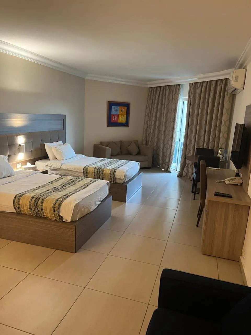Bed in President Hotel