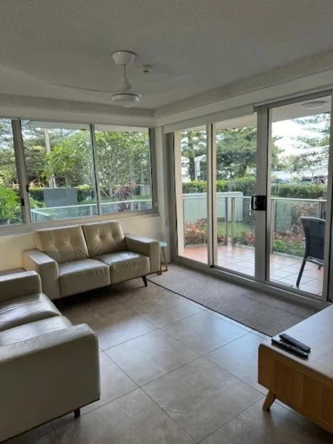 Patio in Pacific Regis Beachfront Holiday Apartments