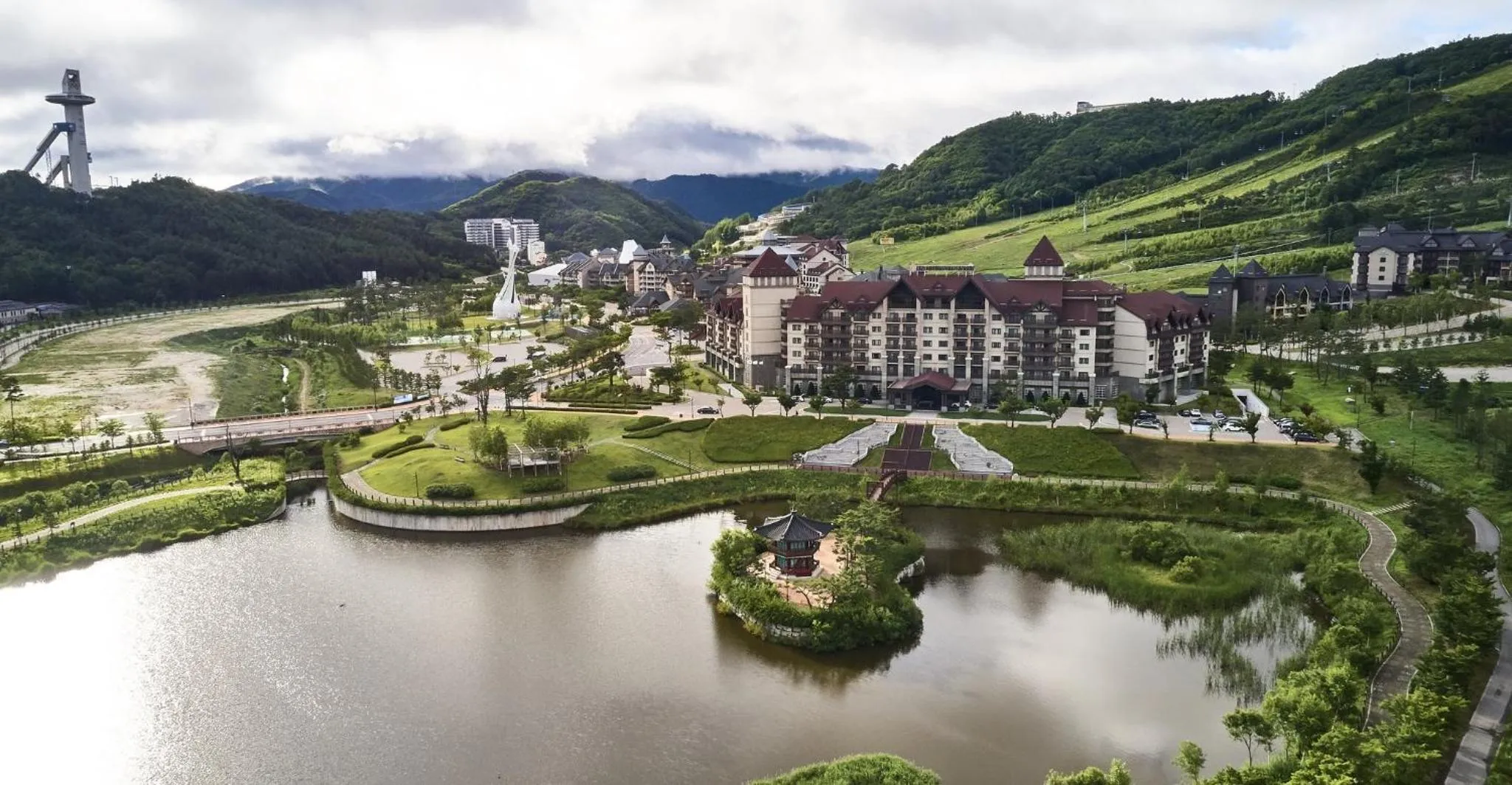 Property building in Intercontinental Alpensia Pyeongchang Resort by IHG