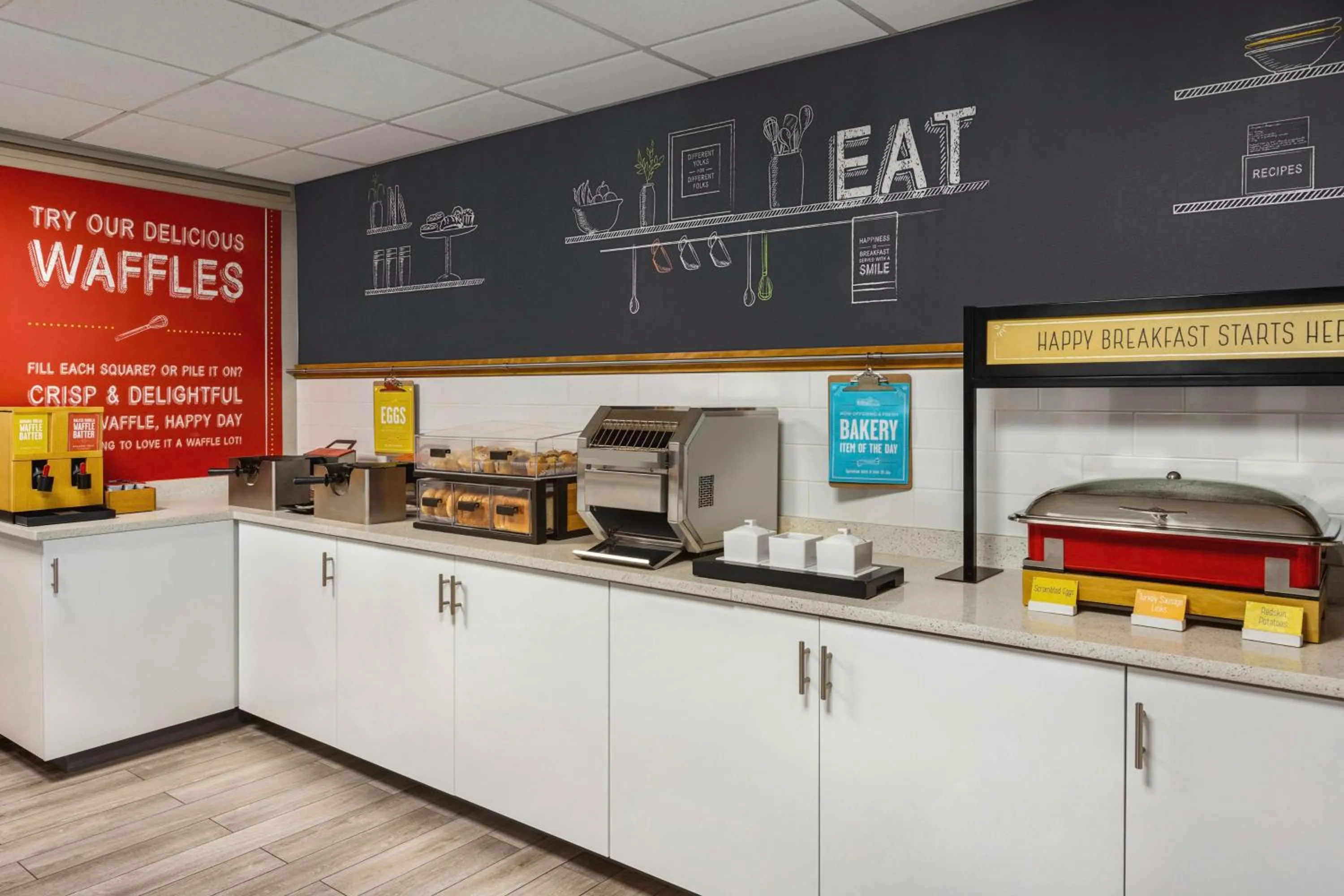 Breakfast in Hampton Inn Chicago-O'Hare International Airport