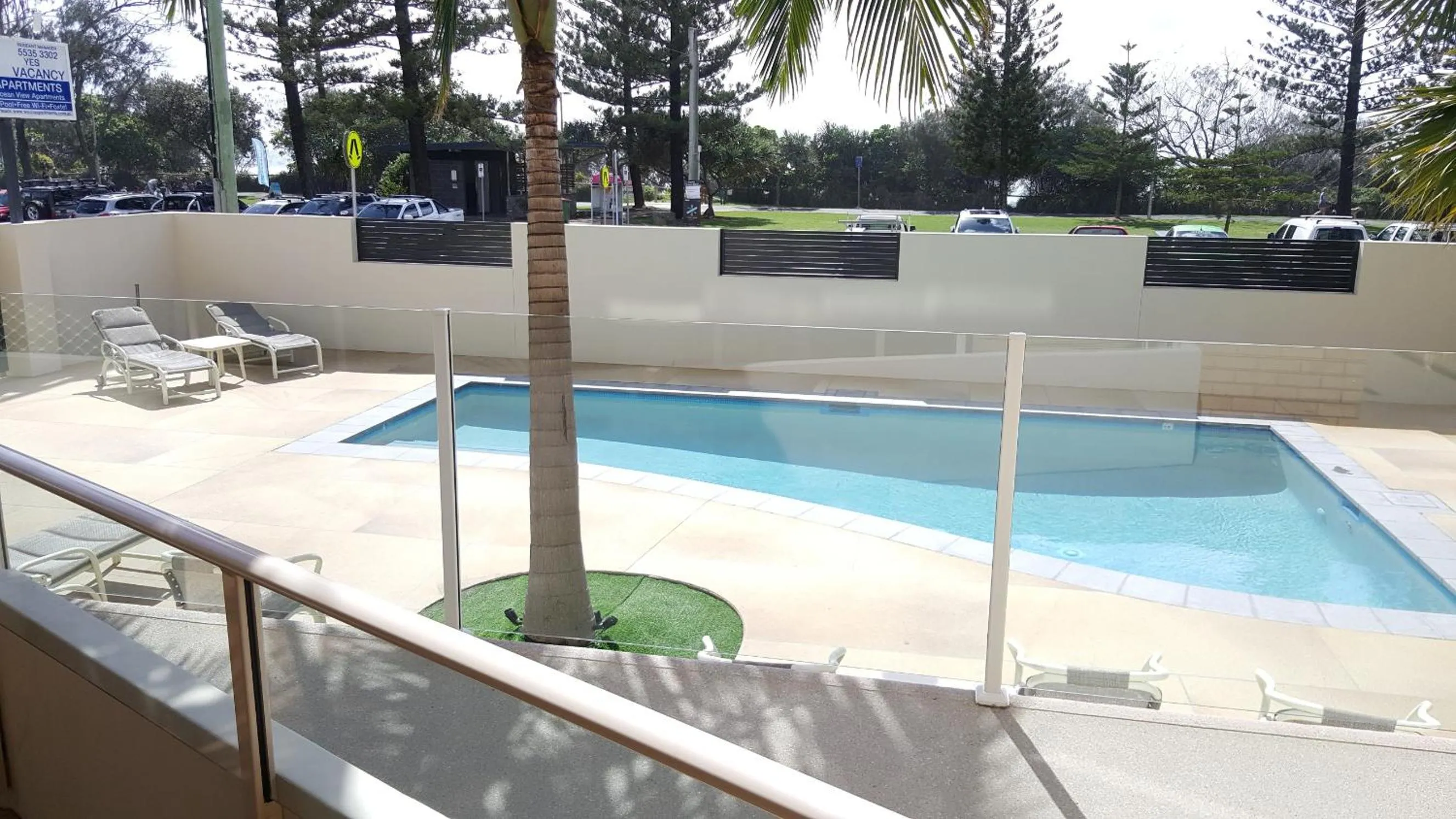 Balcony/Terrace in Wyuna Beachfront Holiday Apartments