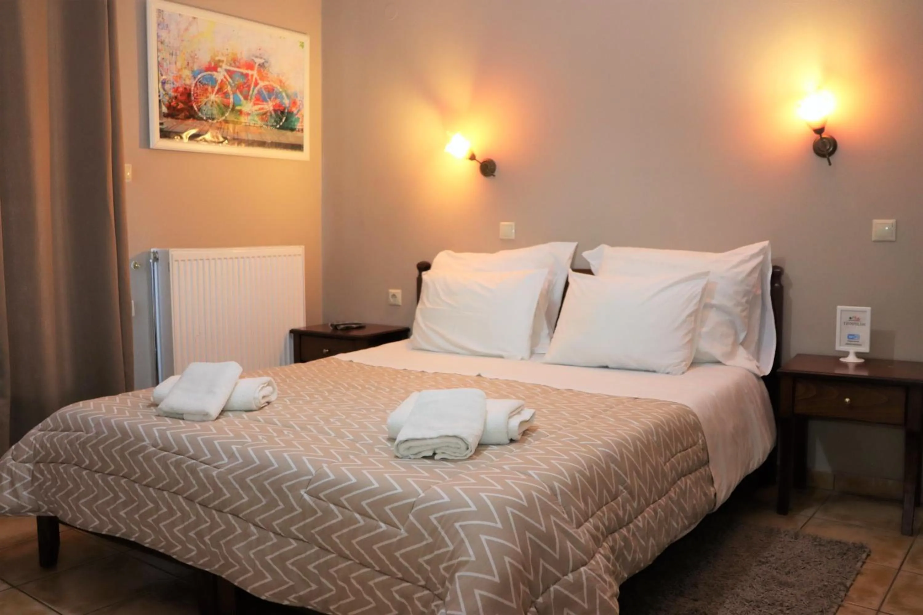 Bedroom, Bed in Tzovolos Apartments
