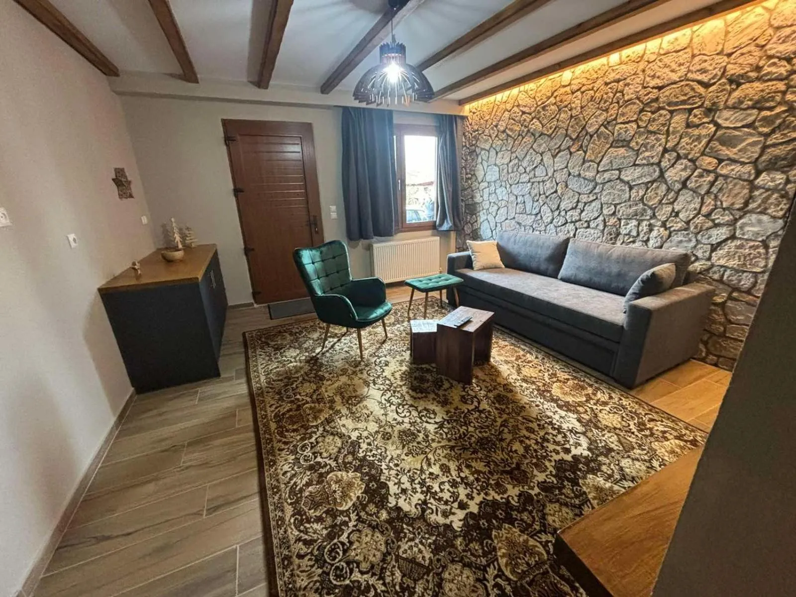 Living room in Tzovolos Apartments