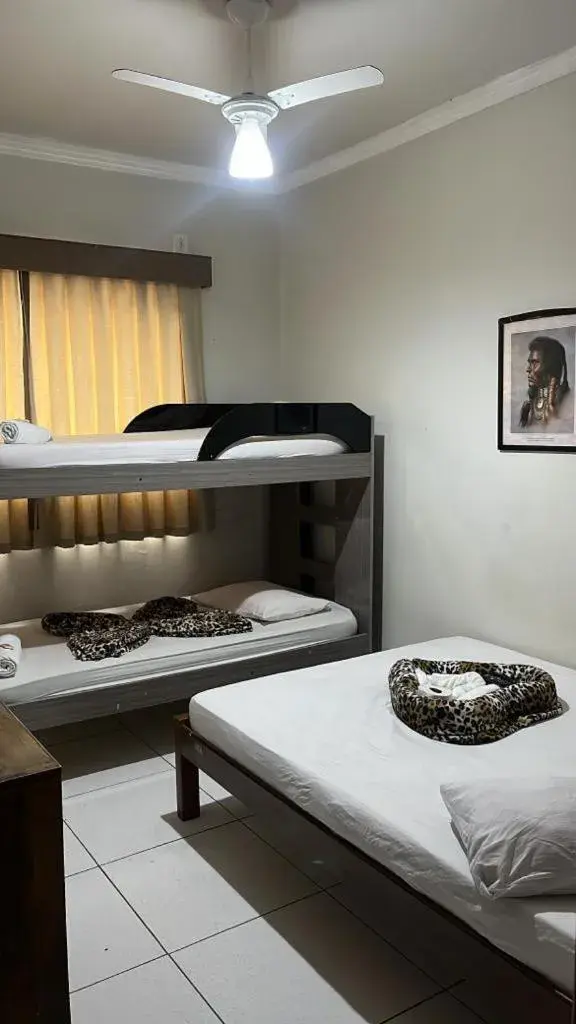 Bed in Hotel Romaria Aparecida Bed in Hotel Romaria Aparecida