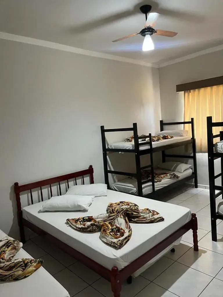 Bed in Hotel Romaria Aparecida Bed in Hotel Romaria Aparecida
