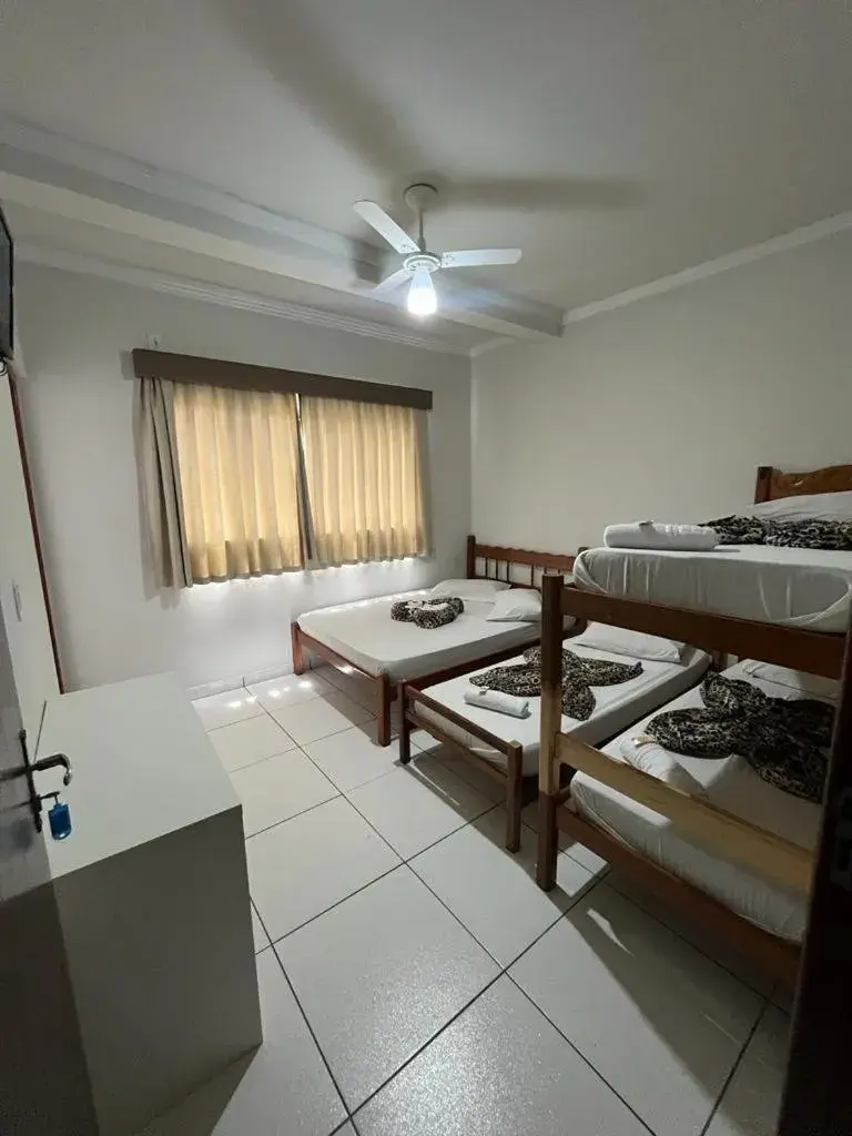 Bed in Hotel Romaria Aparecida Bed in Hotel Romaria Aparecida