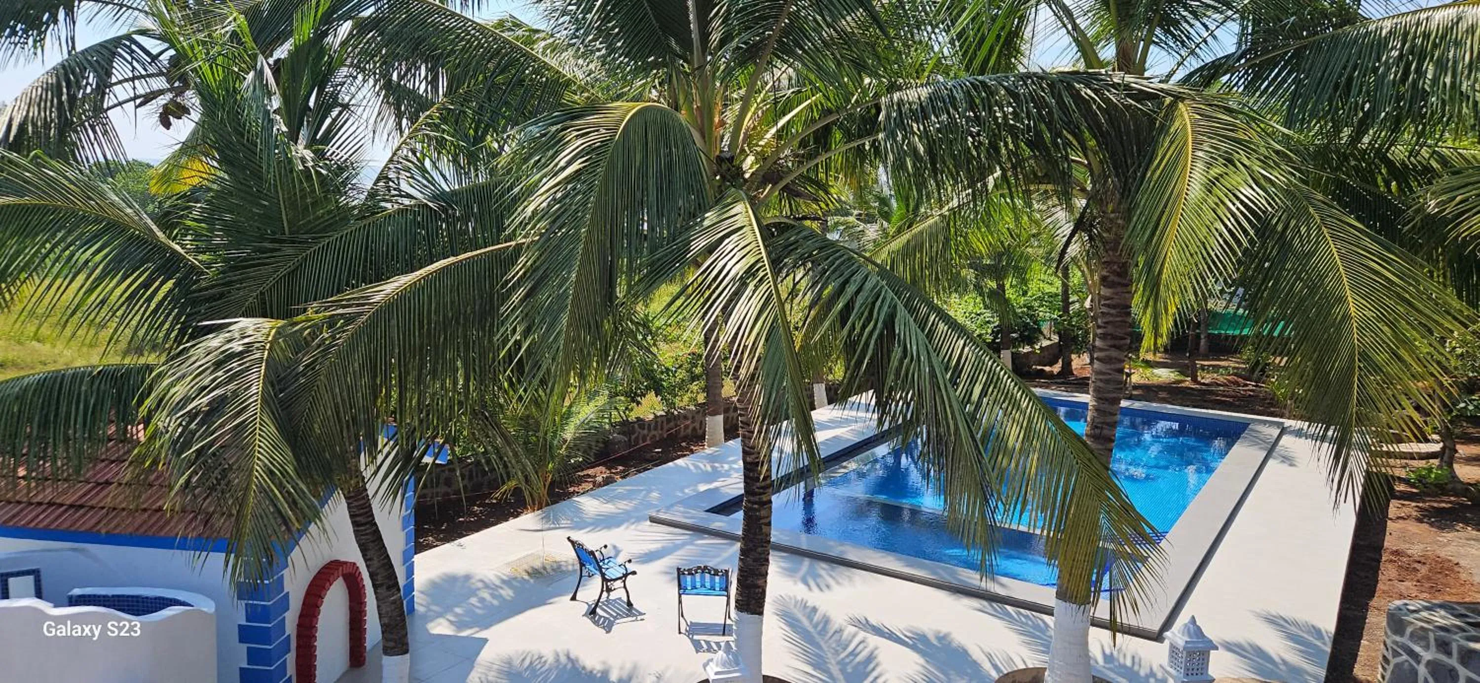 Swimming pool in Aqua Arina Holiday Farm House
