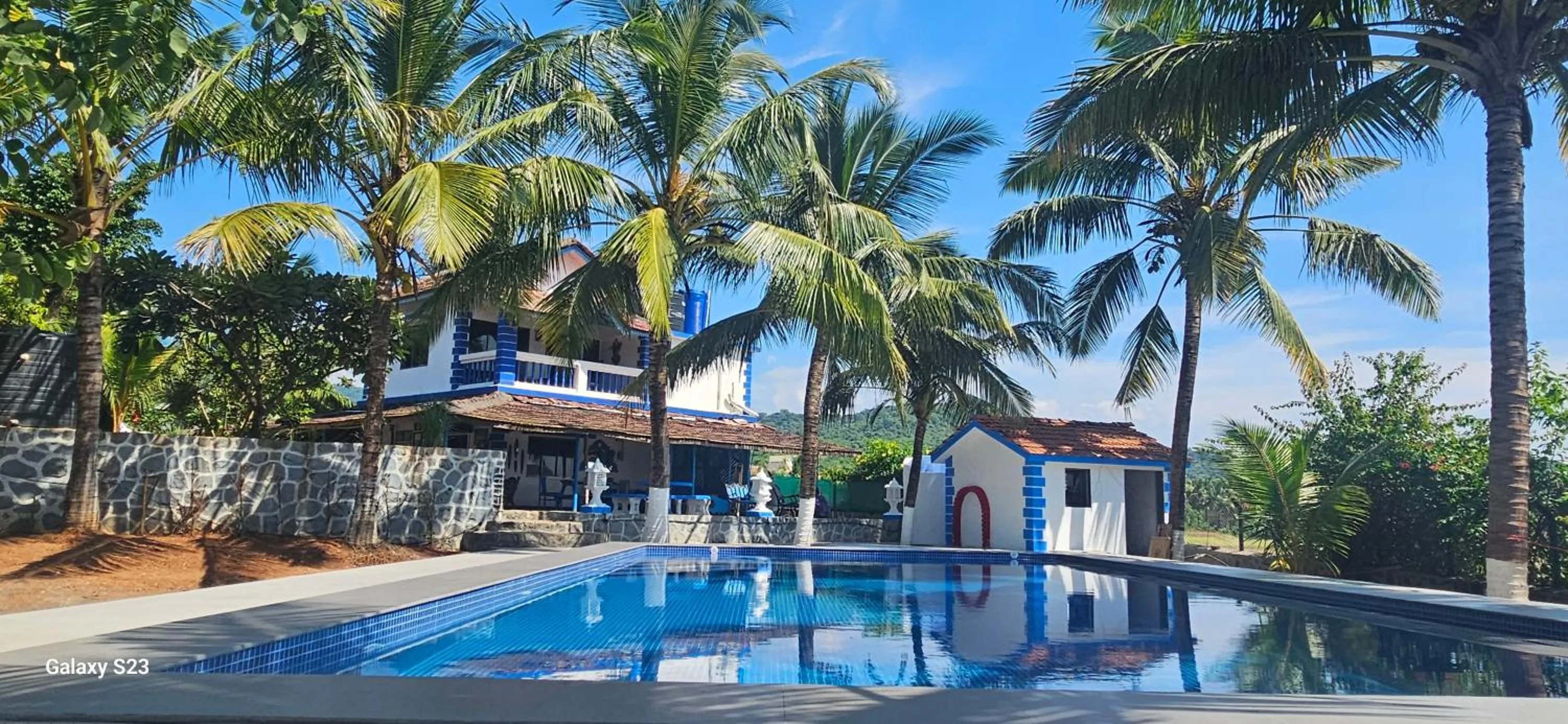 Swimming pool in Aqua Arina Holiday Farm House