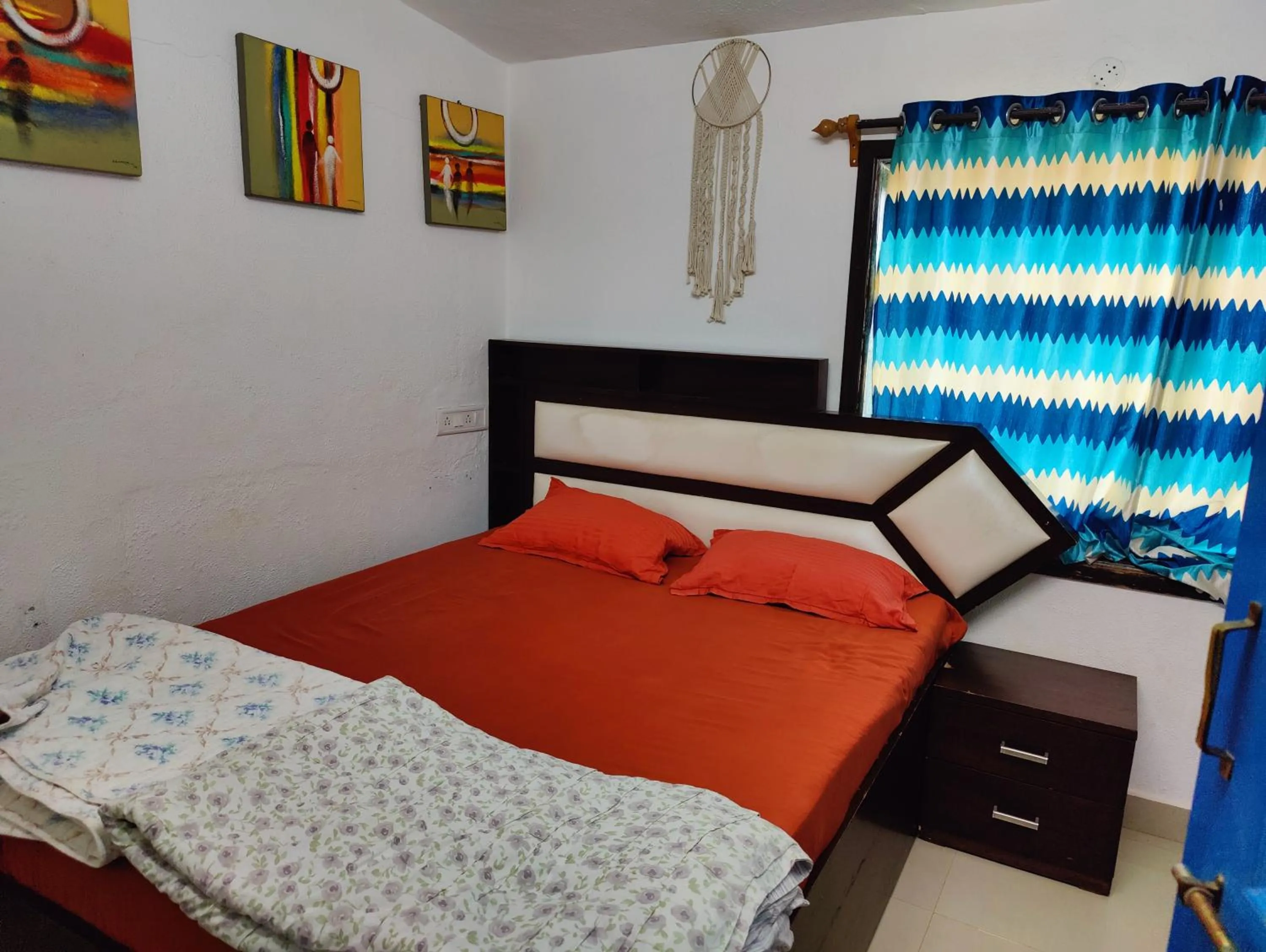 Bedroom, Bed in Aqua Arina Holiday Farm House