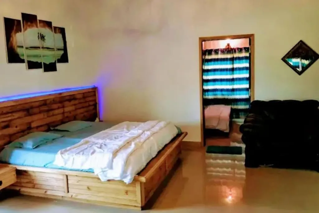 Bed in Aqua Arina Holiday Farm House