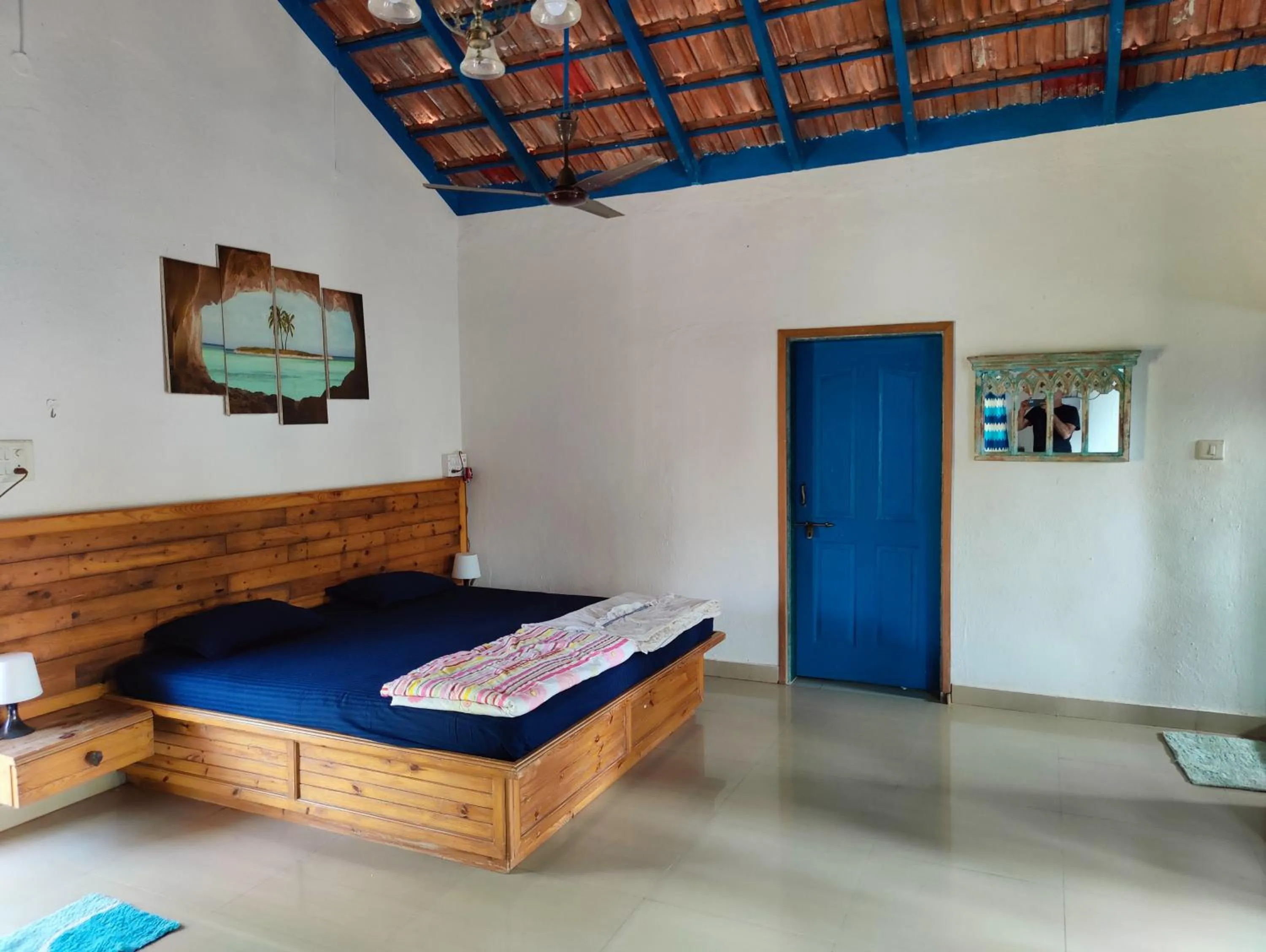 Bed in Aqua Arina Holiday Farm House