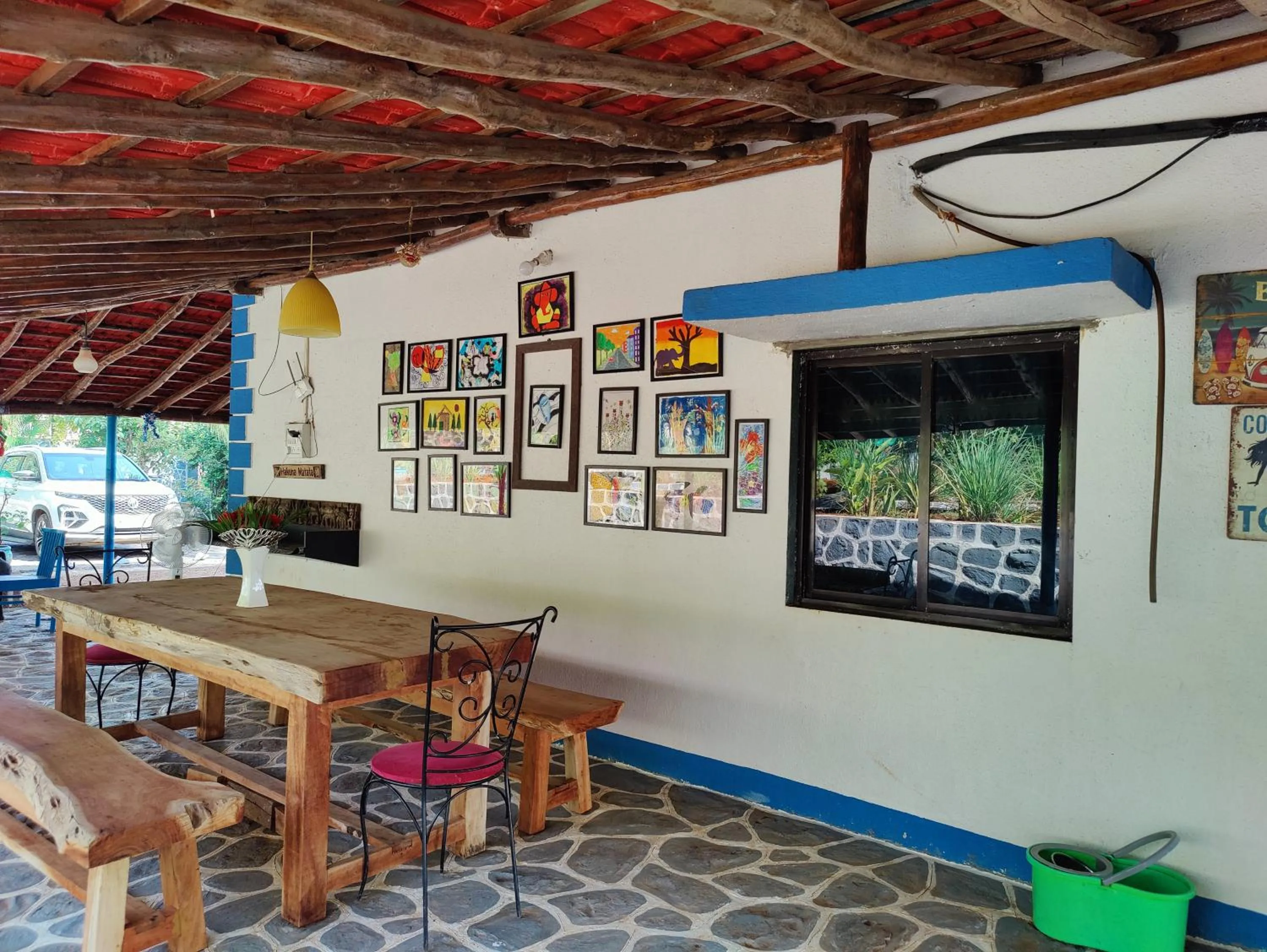 Seating area in Aqua Arina Holiday Farm House