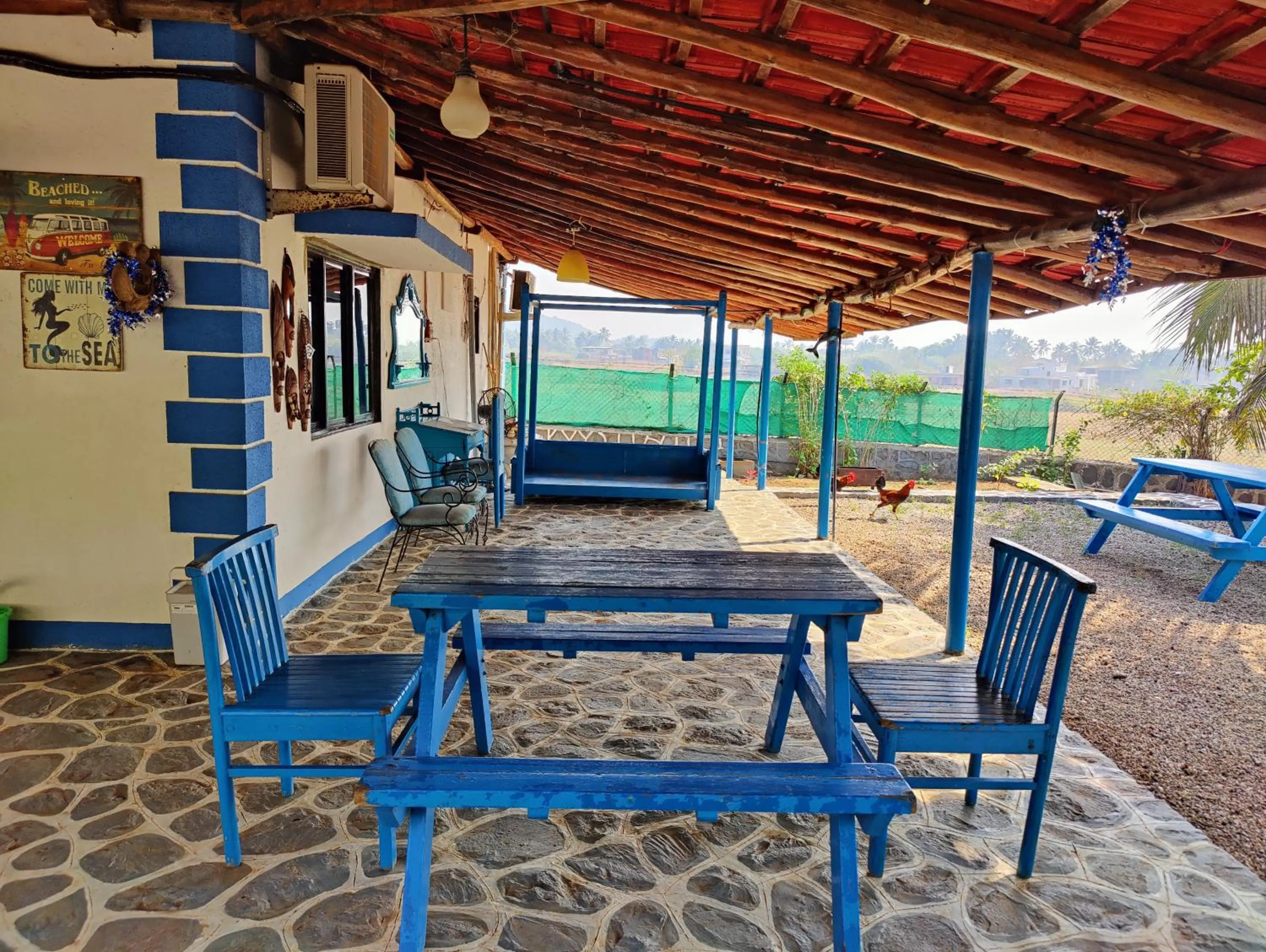 Patio in Aqua Arina Holiday Farm House