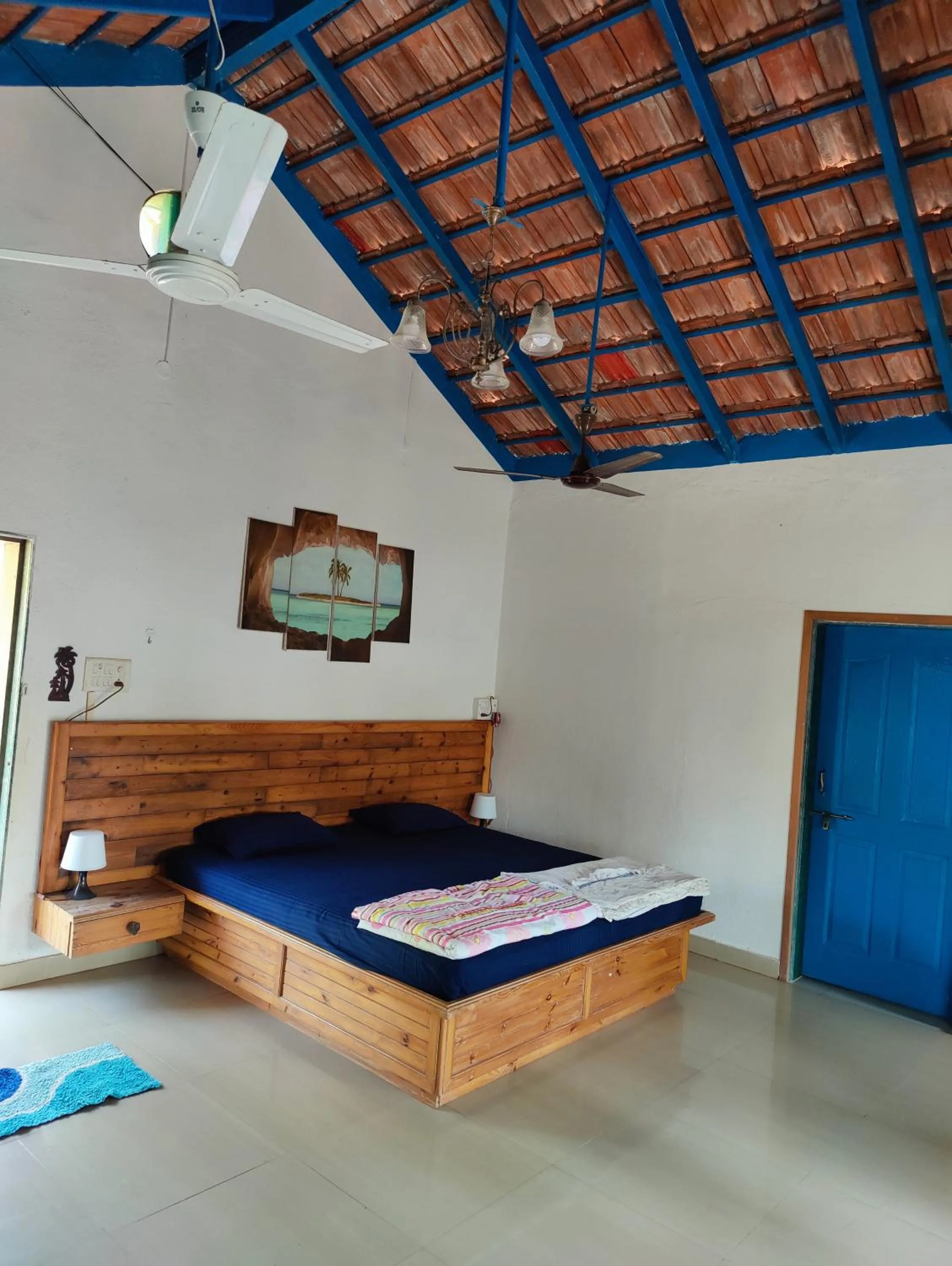 Bed in Aqua Arina Holiday Farm House