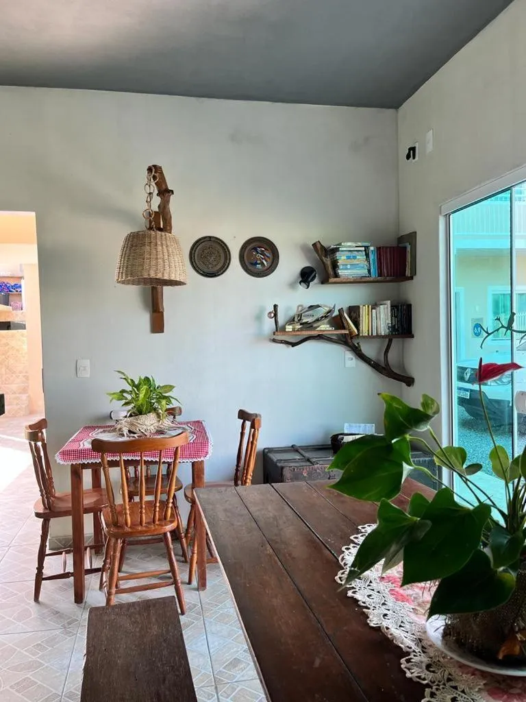 Kitchen or kitchenette in Marlindo Hospedagem