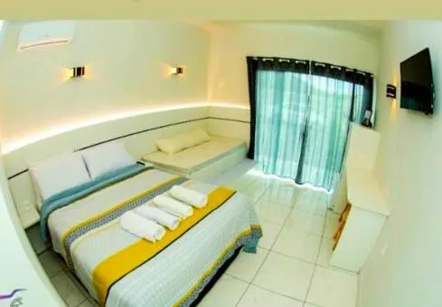 TV and multimedia, Bed in Marlindo Hospedagem