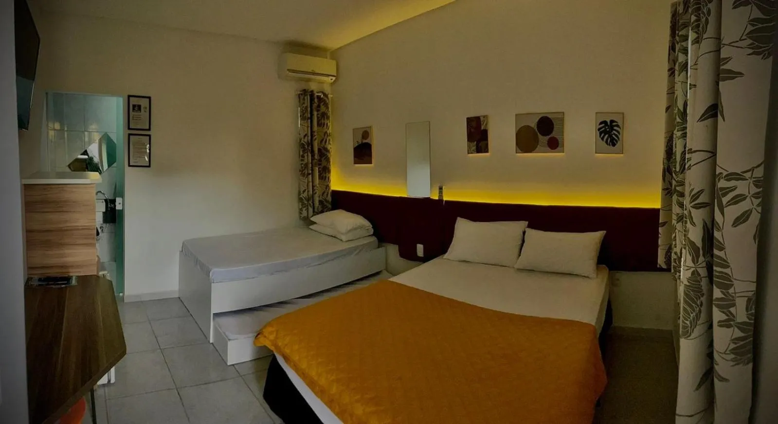 Bed in Marlindo Hospedagem