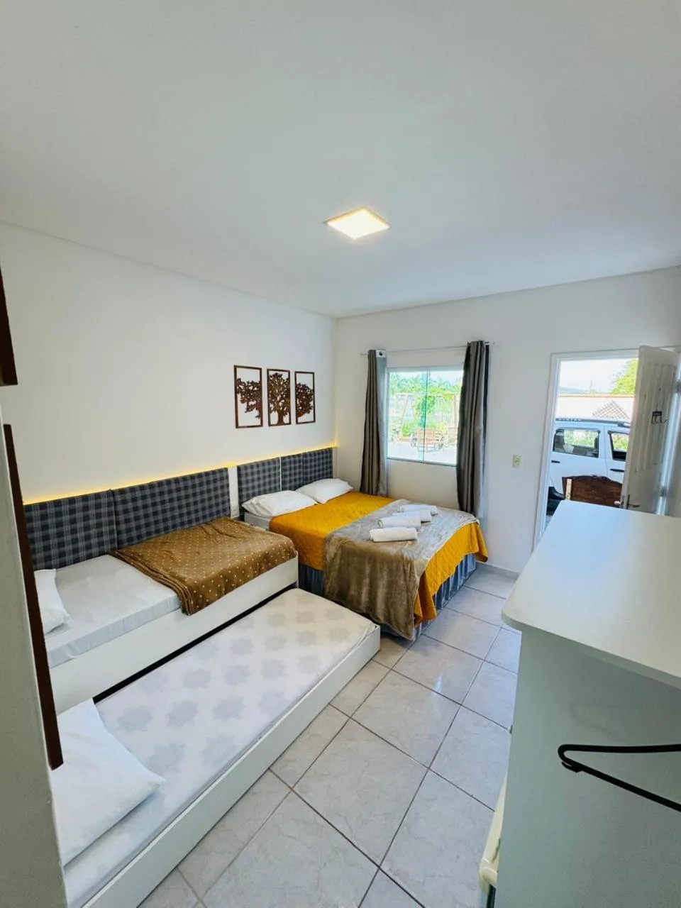 Bed in Marlindo Hospedagem