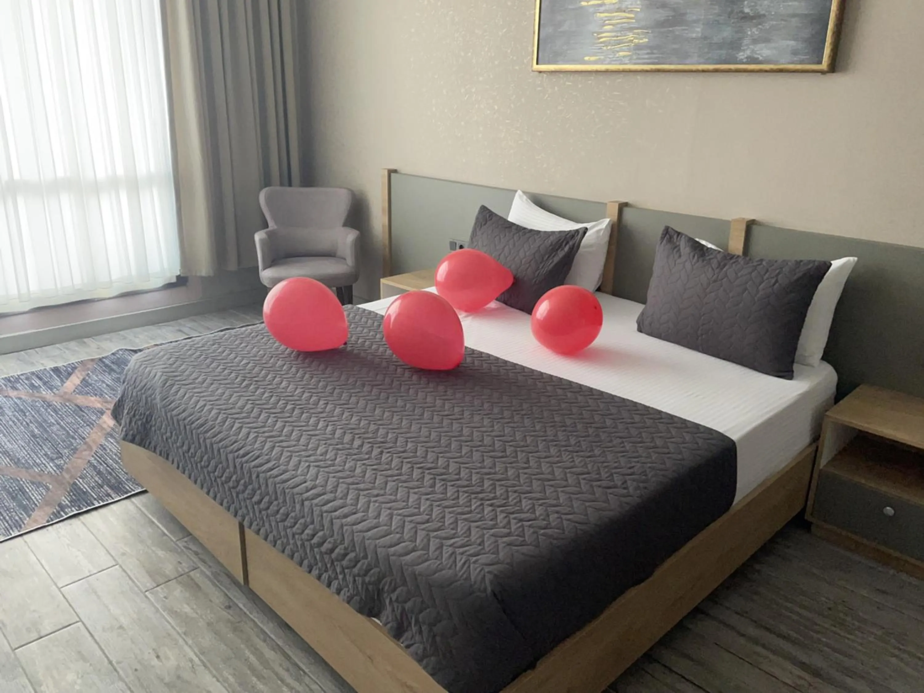 Bed in Agora Suites