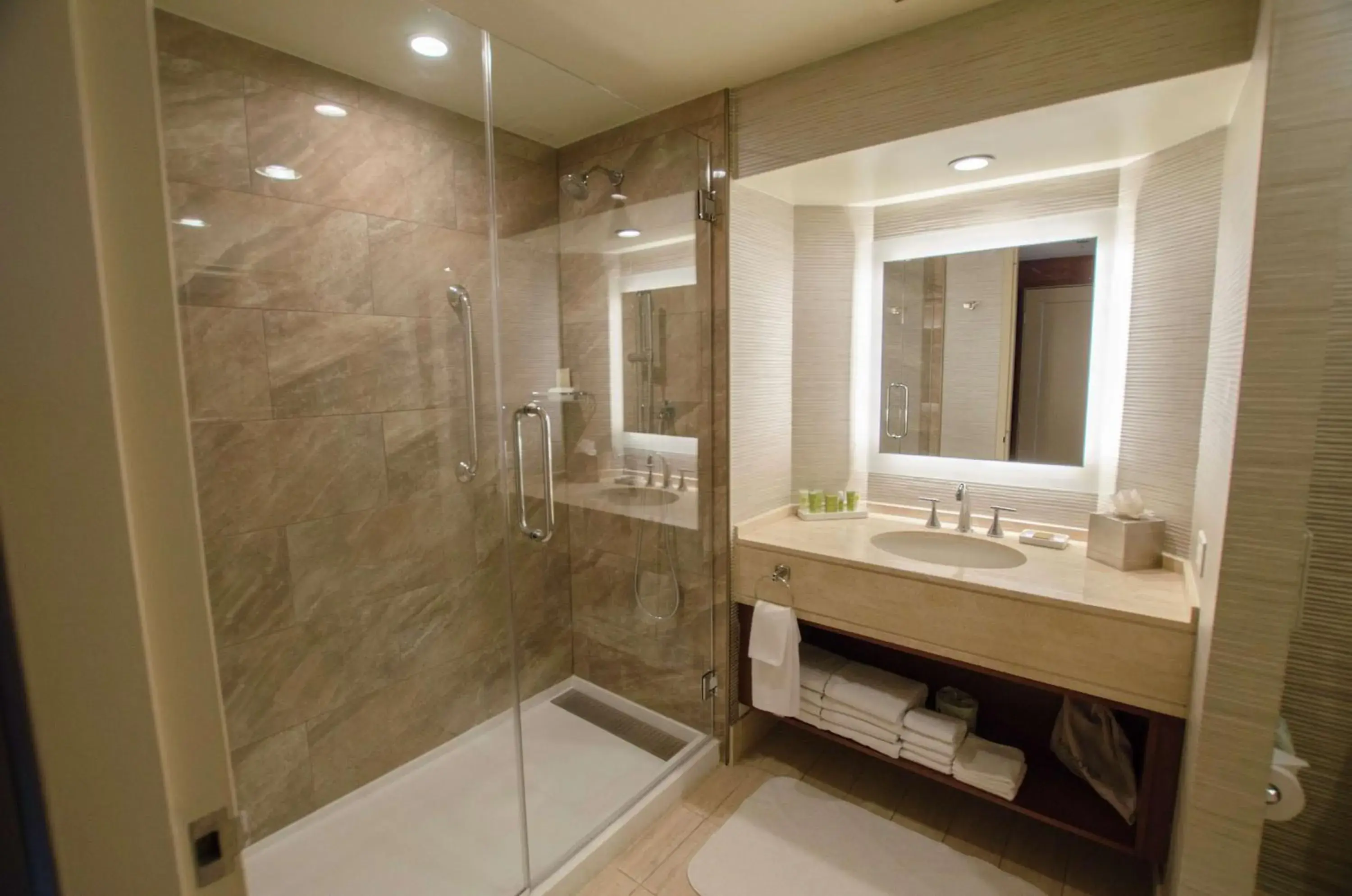 Bathroom in Hilton Los Angeles-Universal City Bathroom in Hilton Los Angeles-Universal City