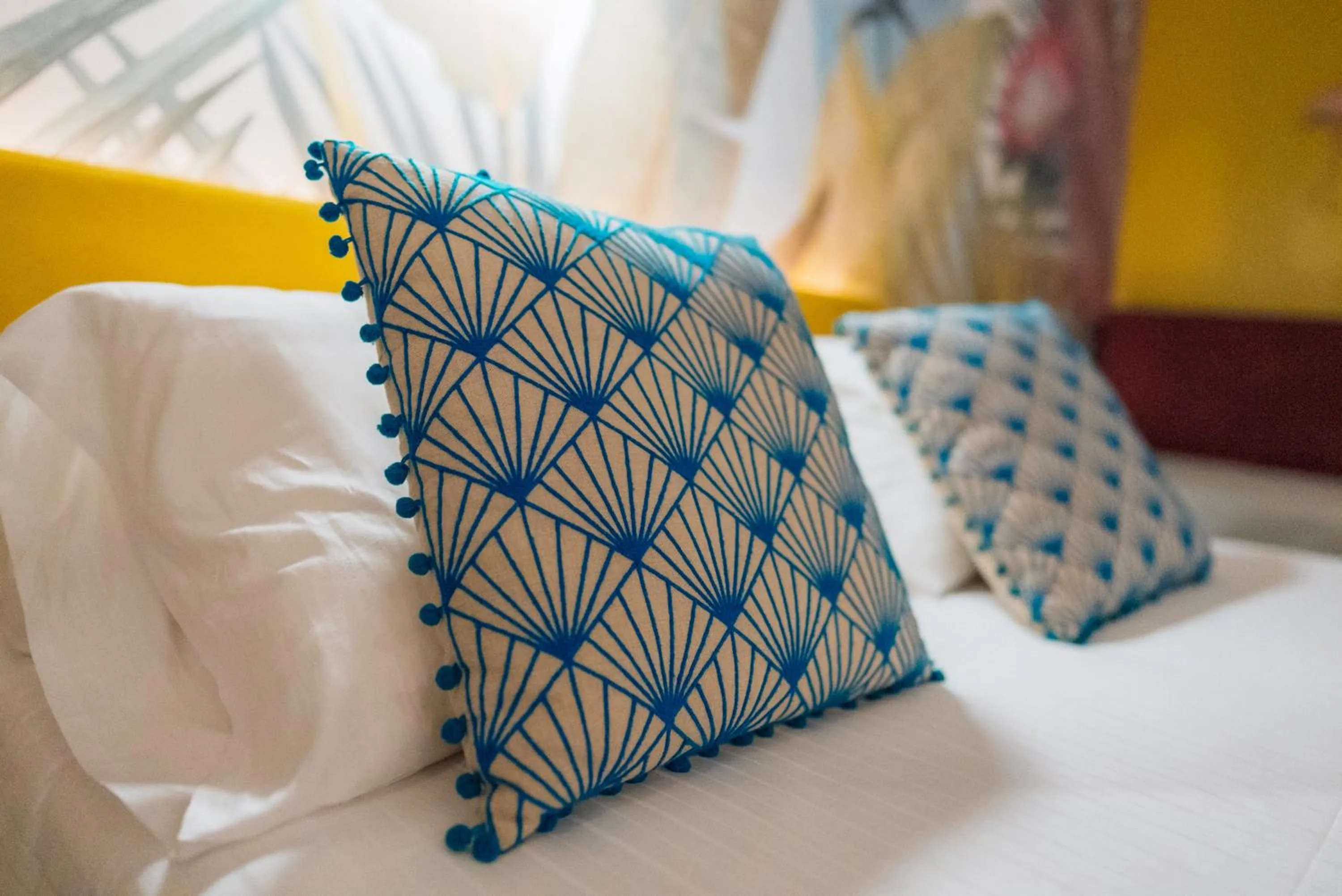 Decorative detail, Bed in Design Hotel Astra B&B