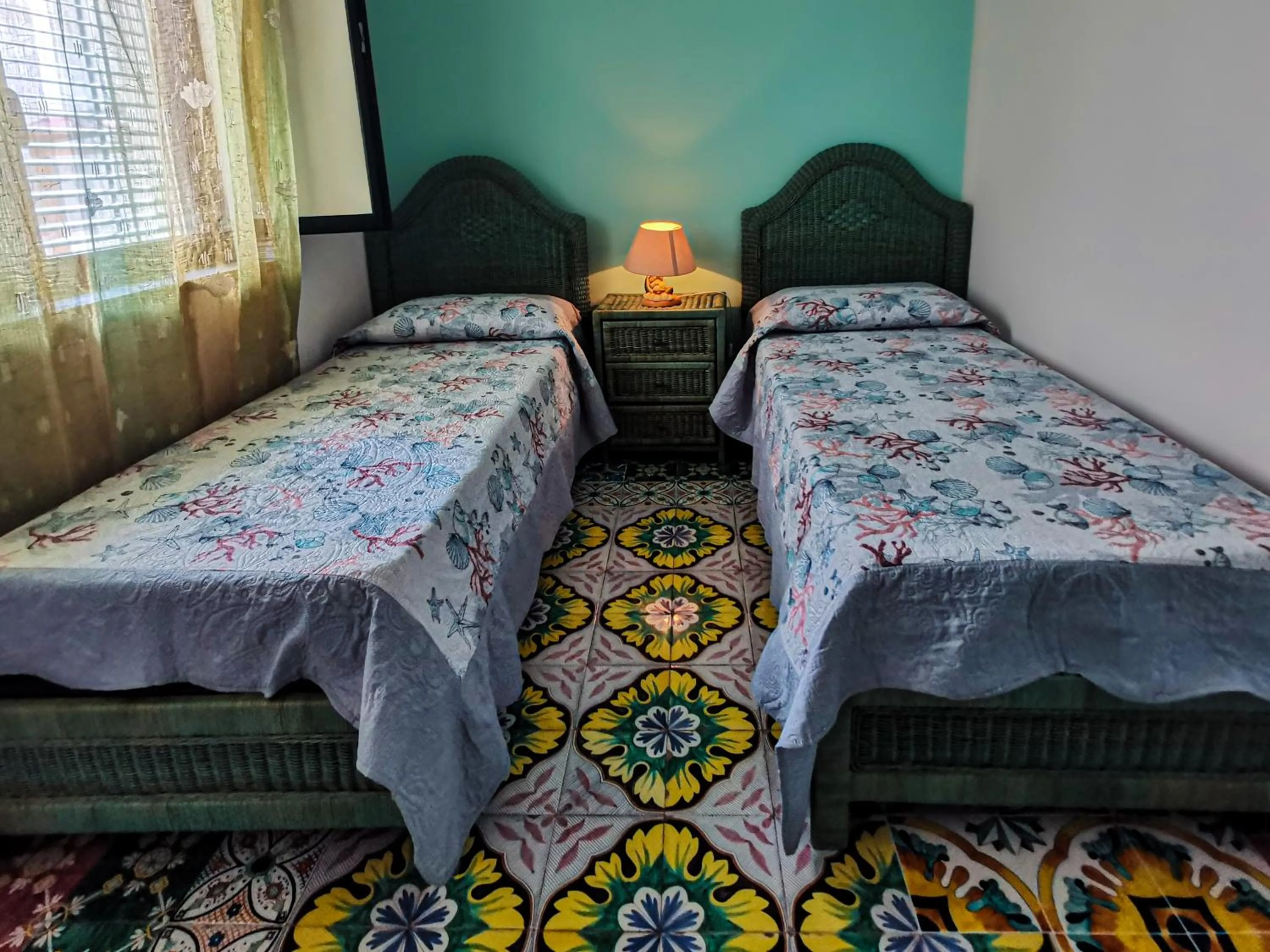 Bed in Villa Angelina