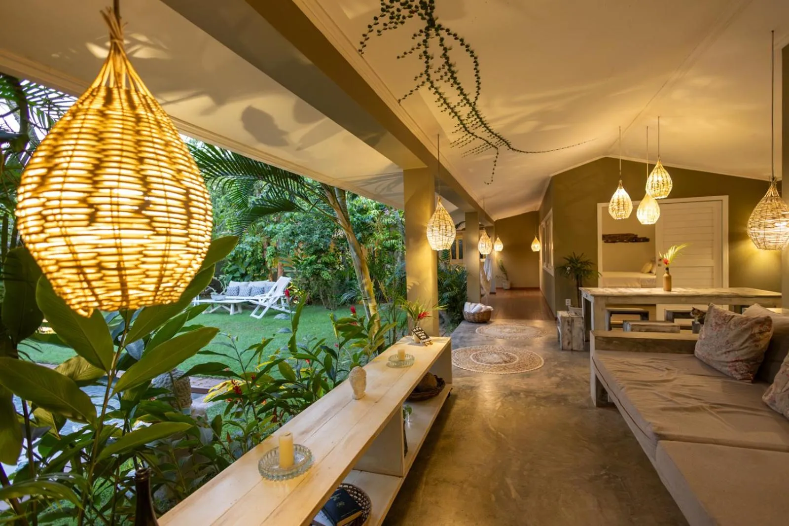 Seating area in Casa Kokoro