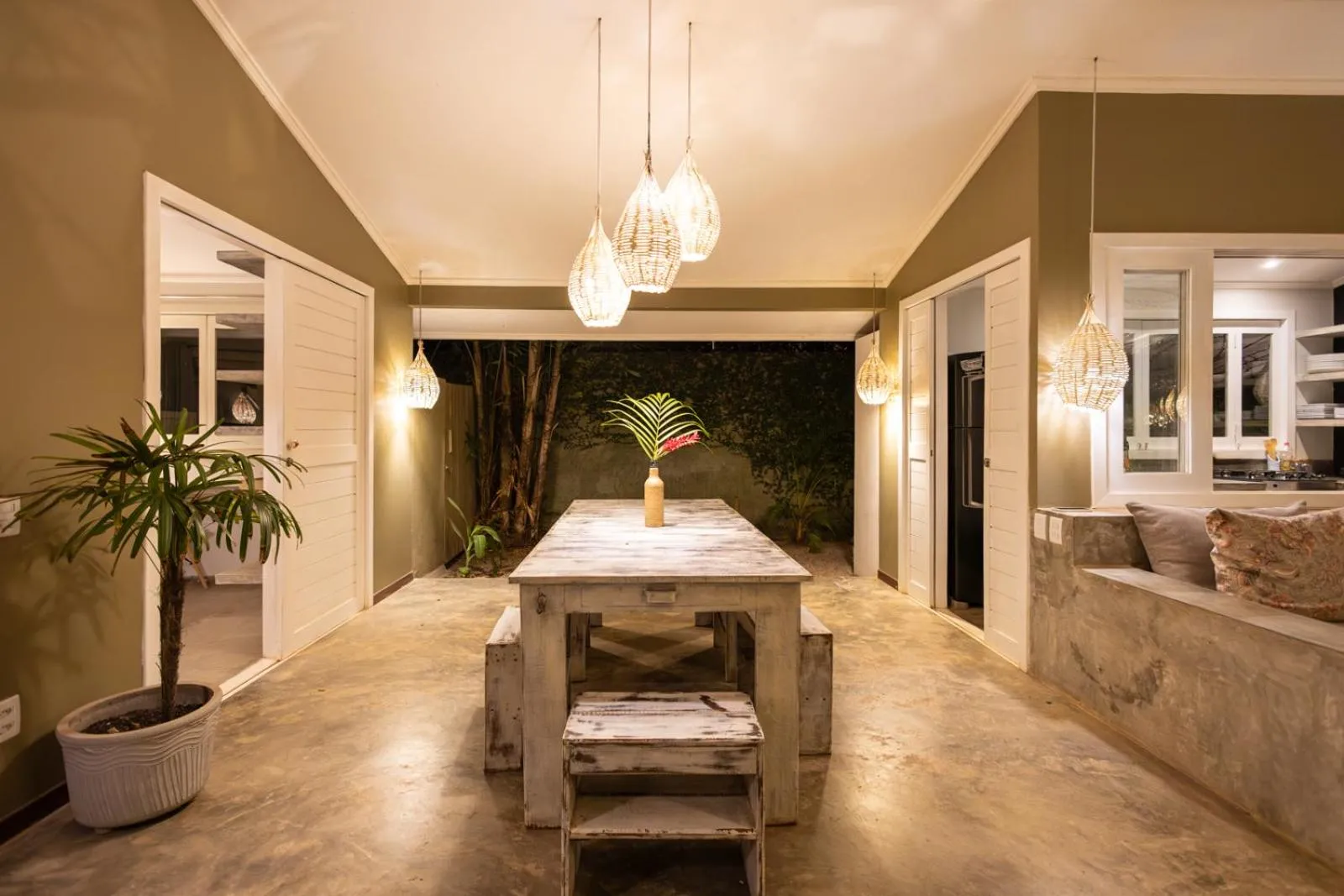 Dining area in Casa Kokoro