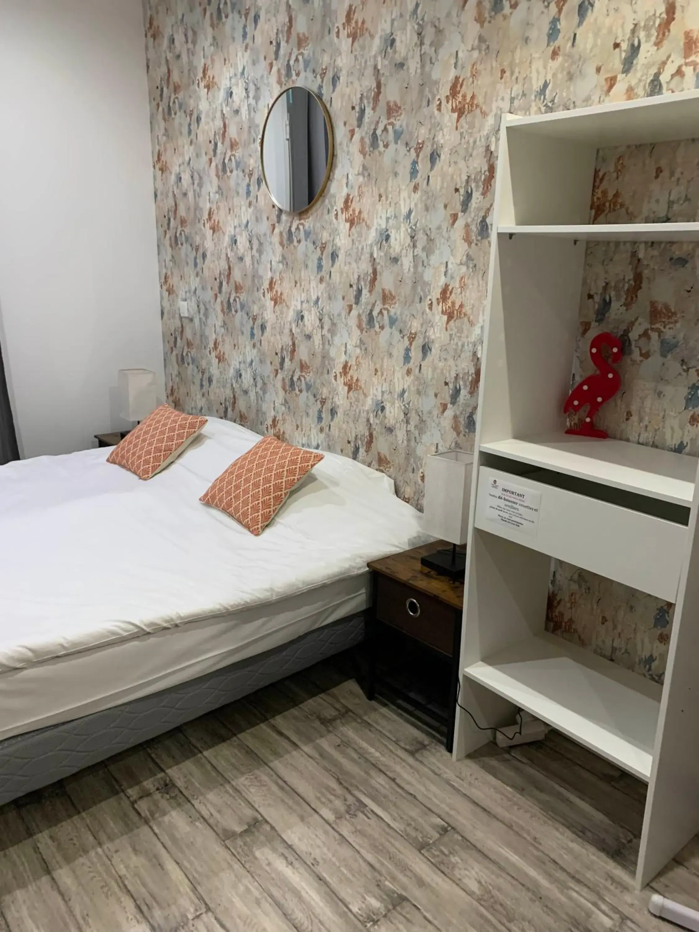 Bed in Trankil'Apparts Gare Bed in Trankil'Apparts Gare