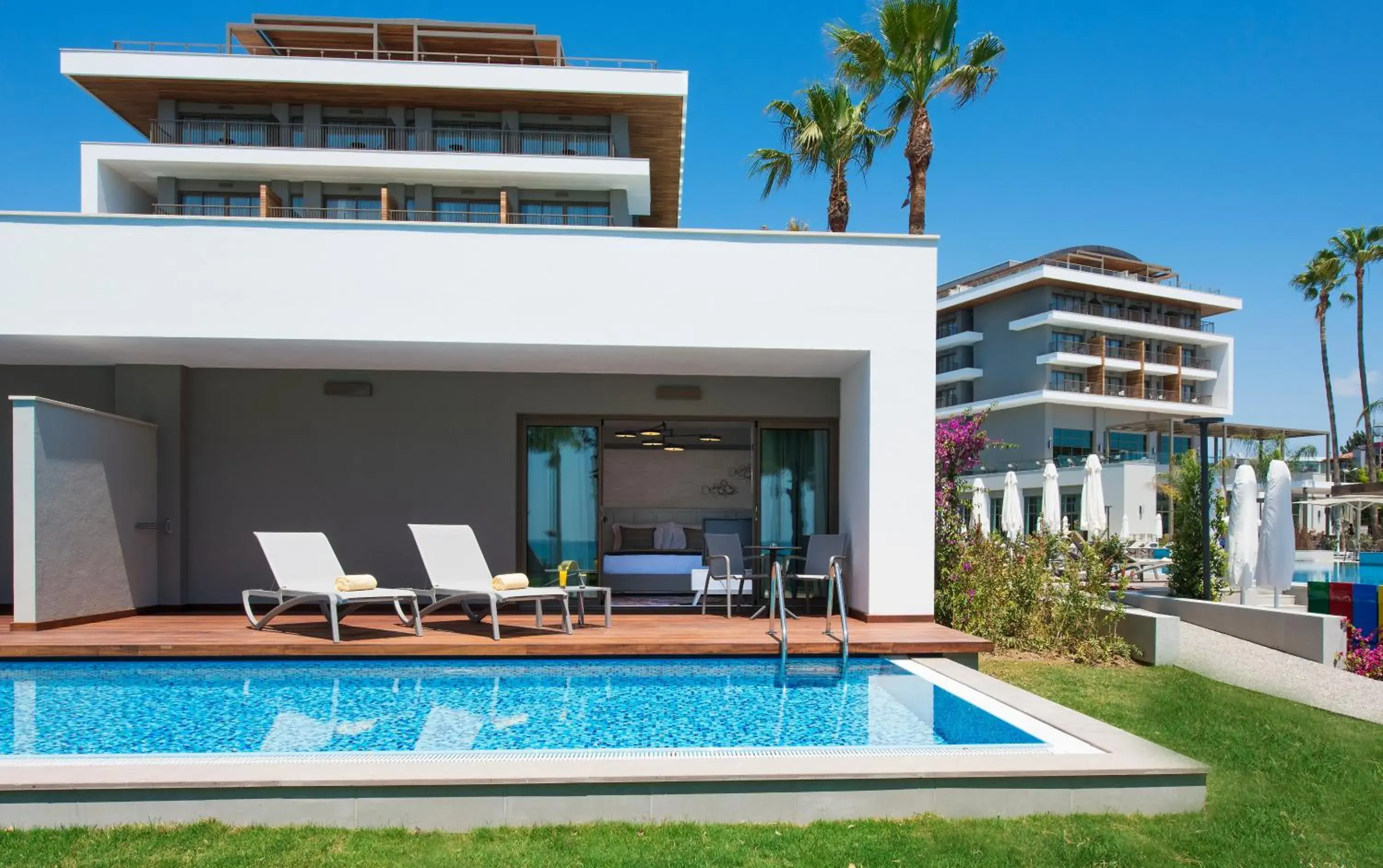 Balcony/Terrace, Swimming Pool in Acanthus & Cennet Barut Collection - Ultra All Inclusive