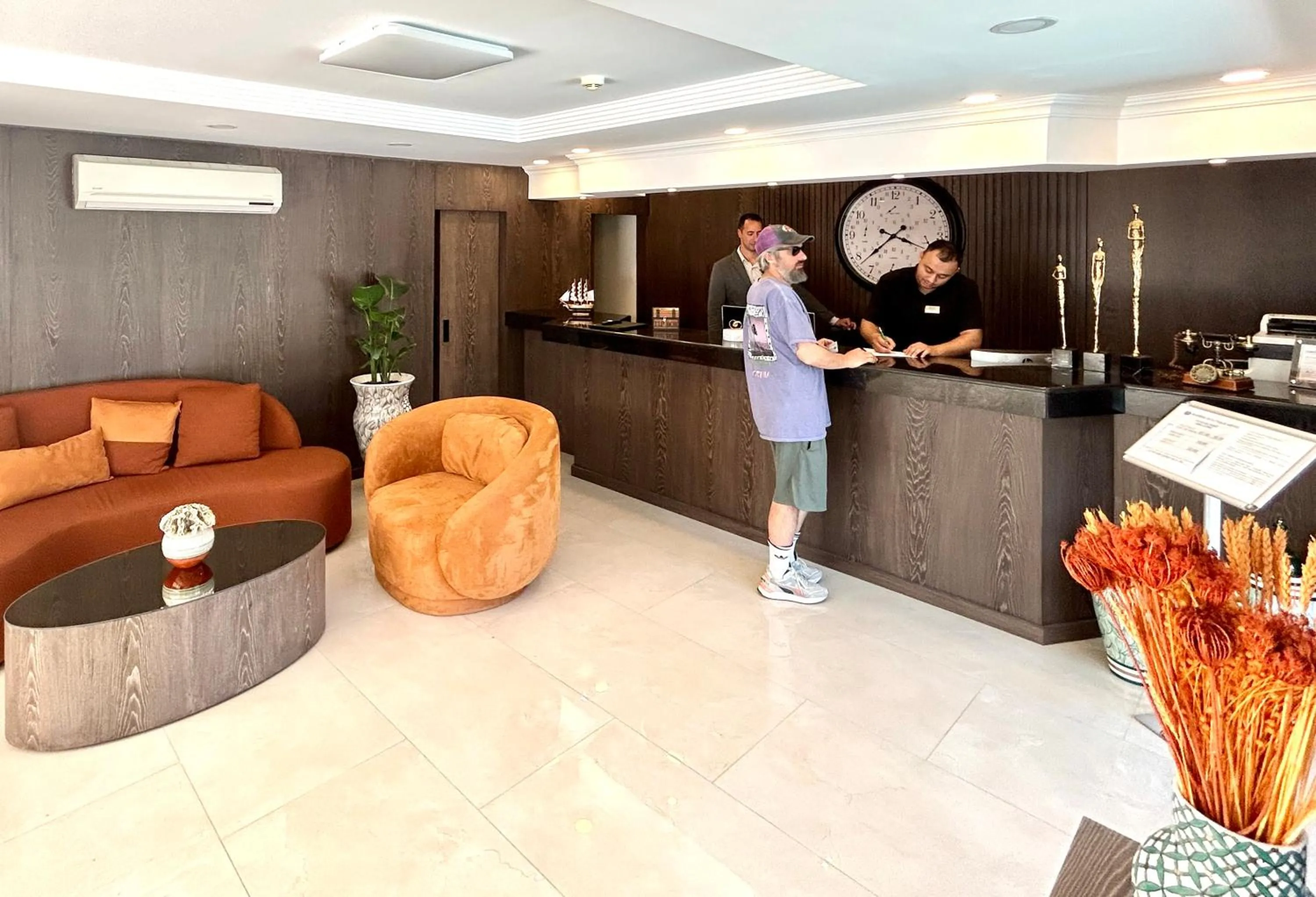 Lobby or reception in Marina Boutique Hotel