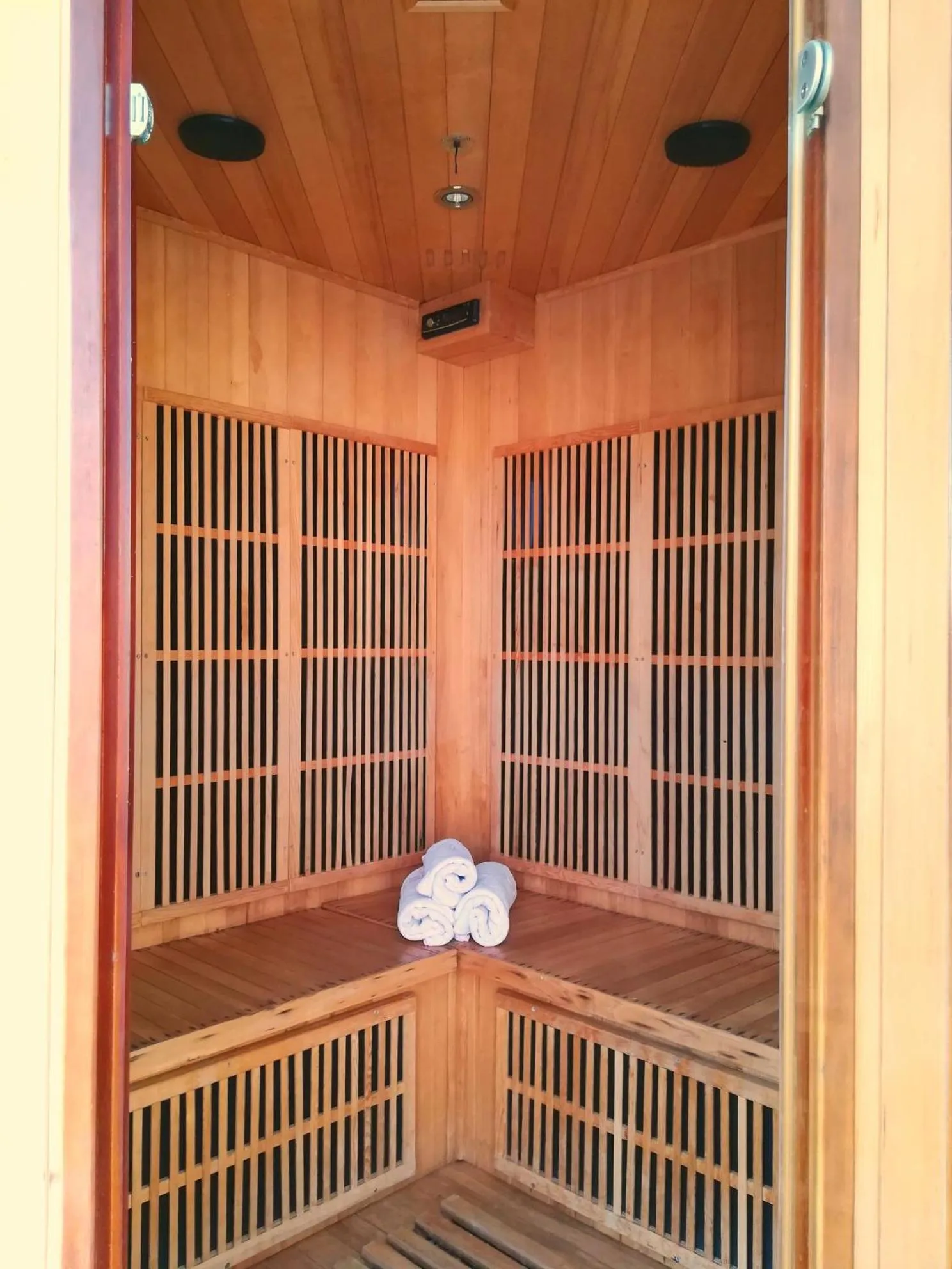 Sauna in Hotel Restaurant Logis Le Tropicana