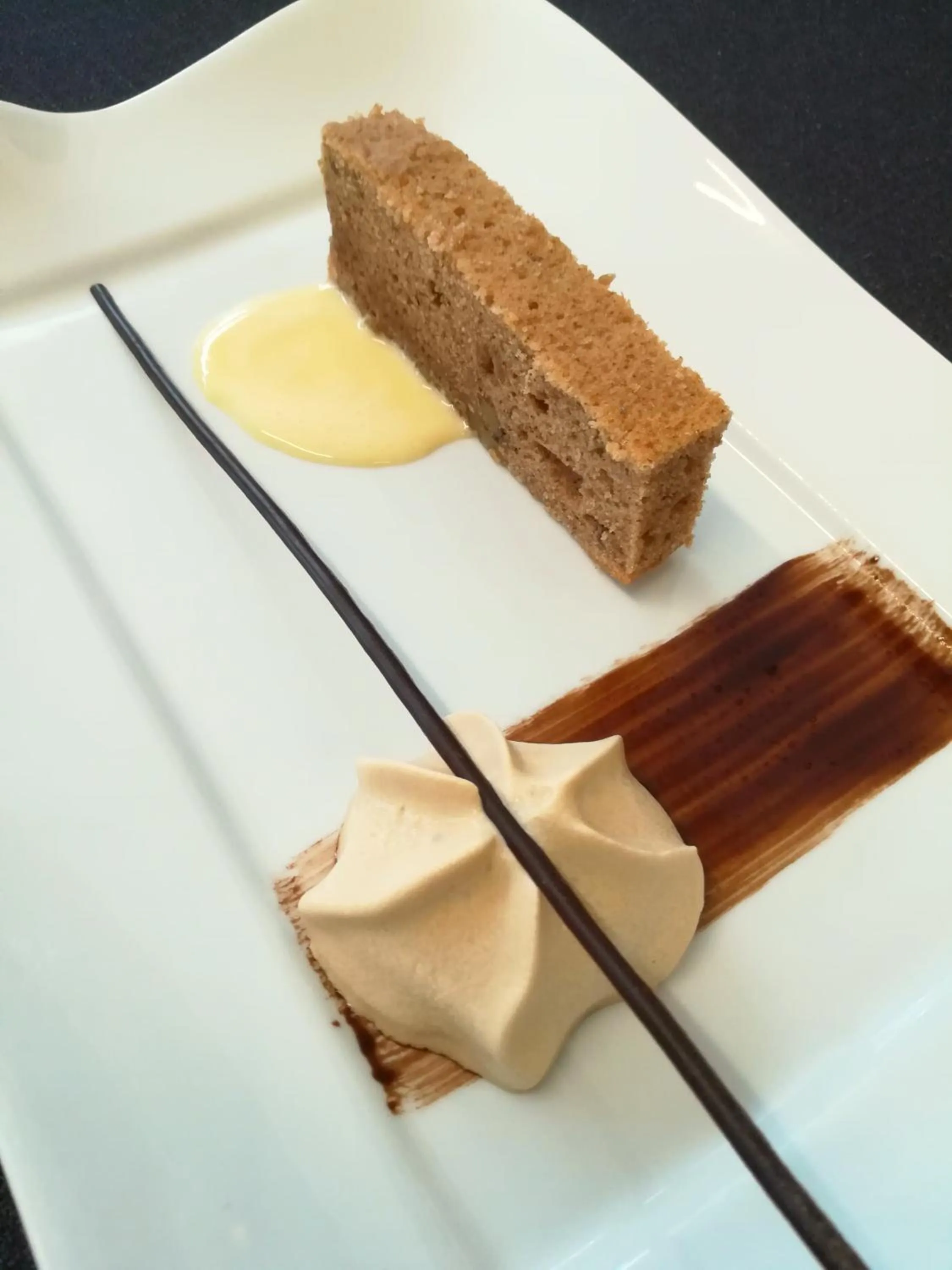 Food close-up in Hotel Restaurant Logis Le Tropicana