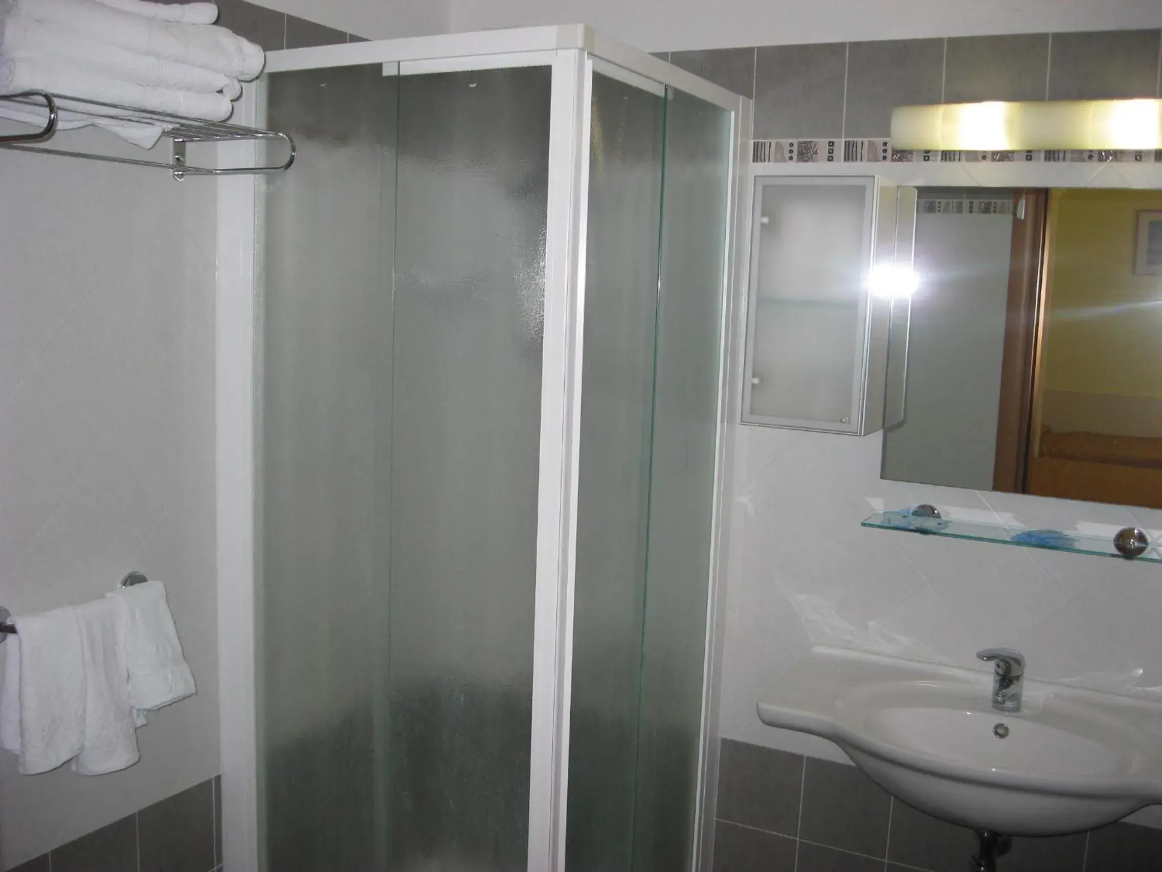 Shower, Bathroom in Hotel Garnì Anna