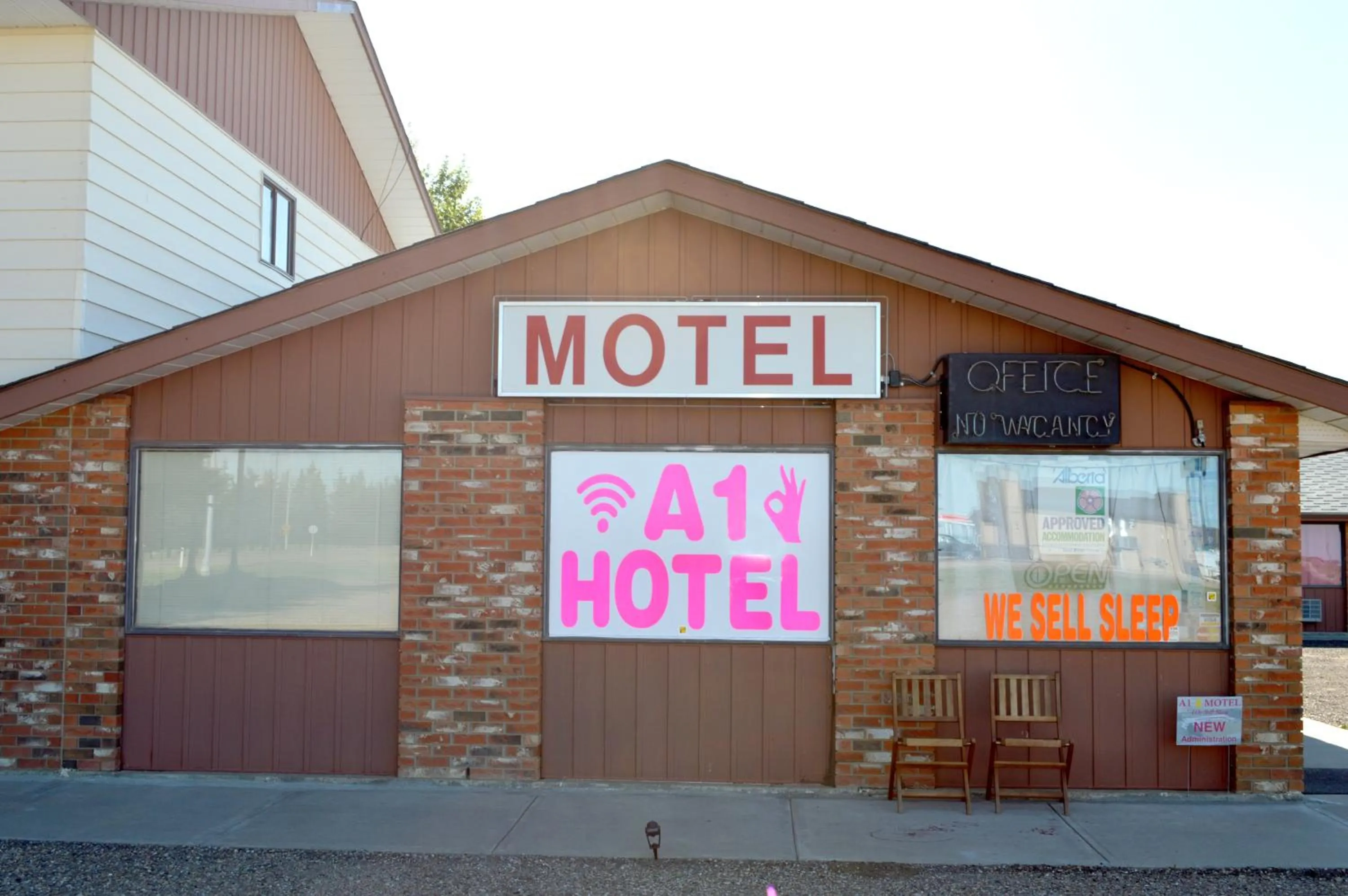 Property building in A1 Motel And Campground