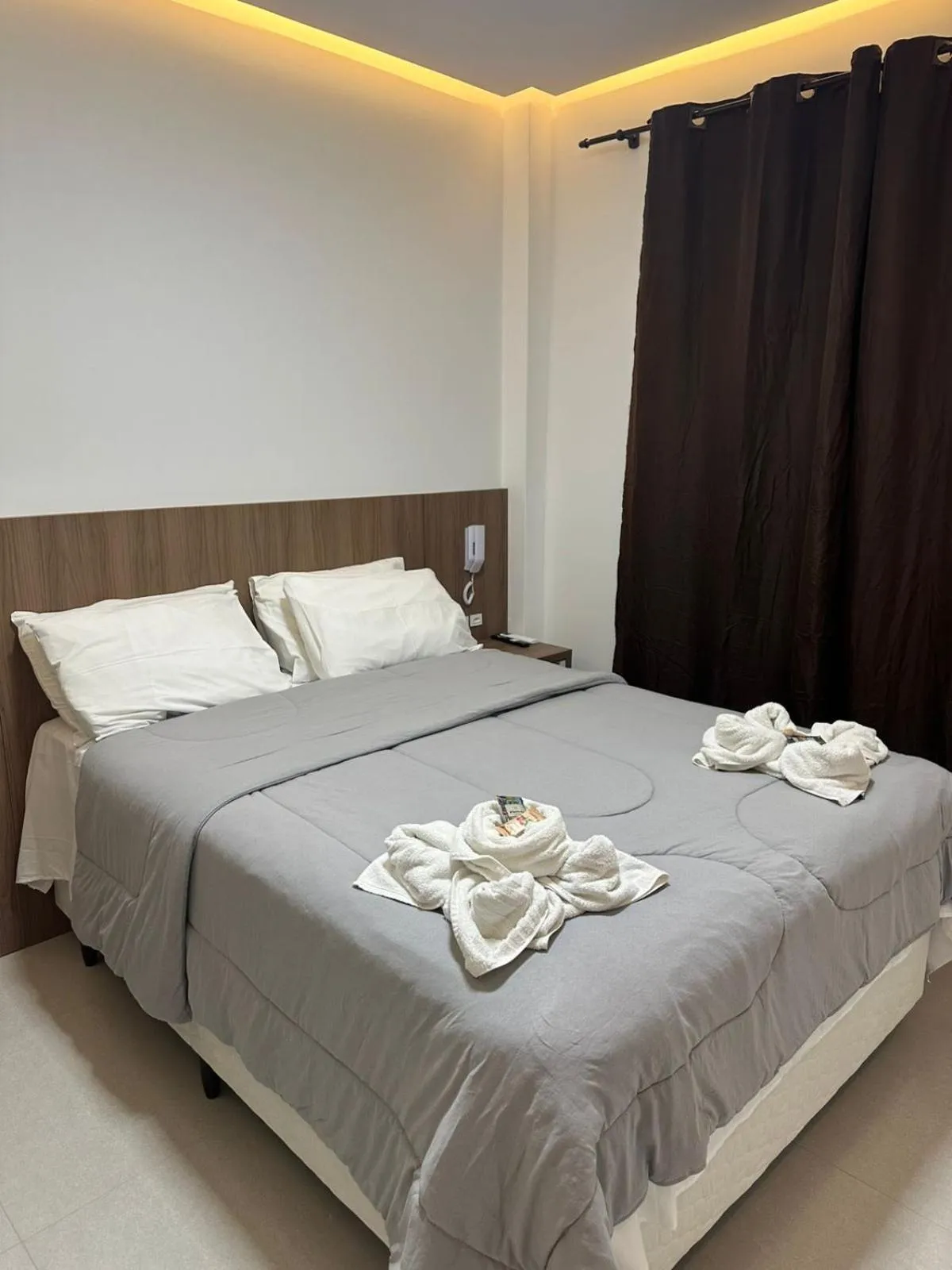 Bed in Pousada Vó Dena