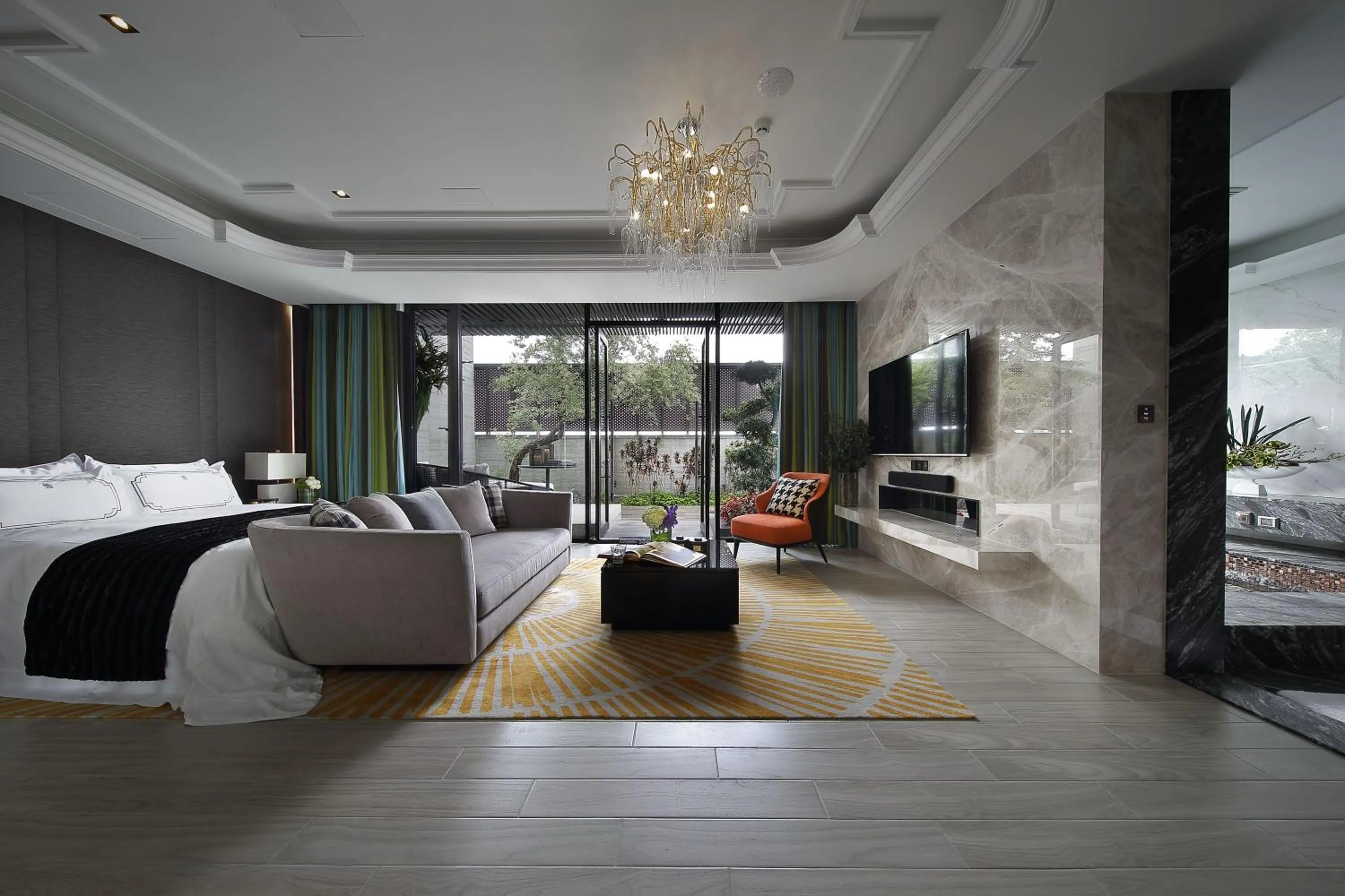 Bed in Ease Motel Taichung