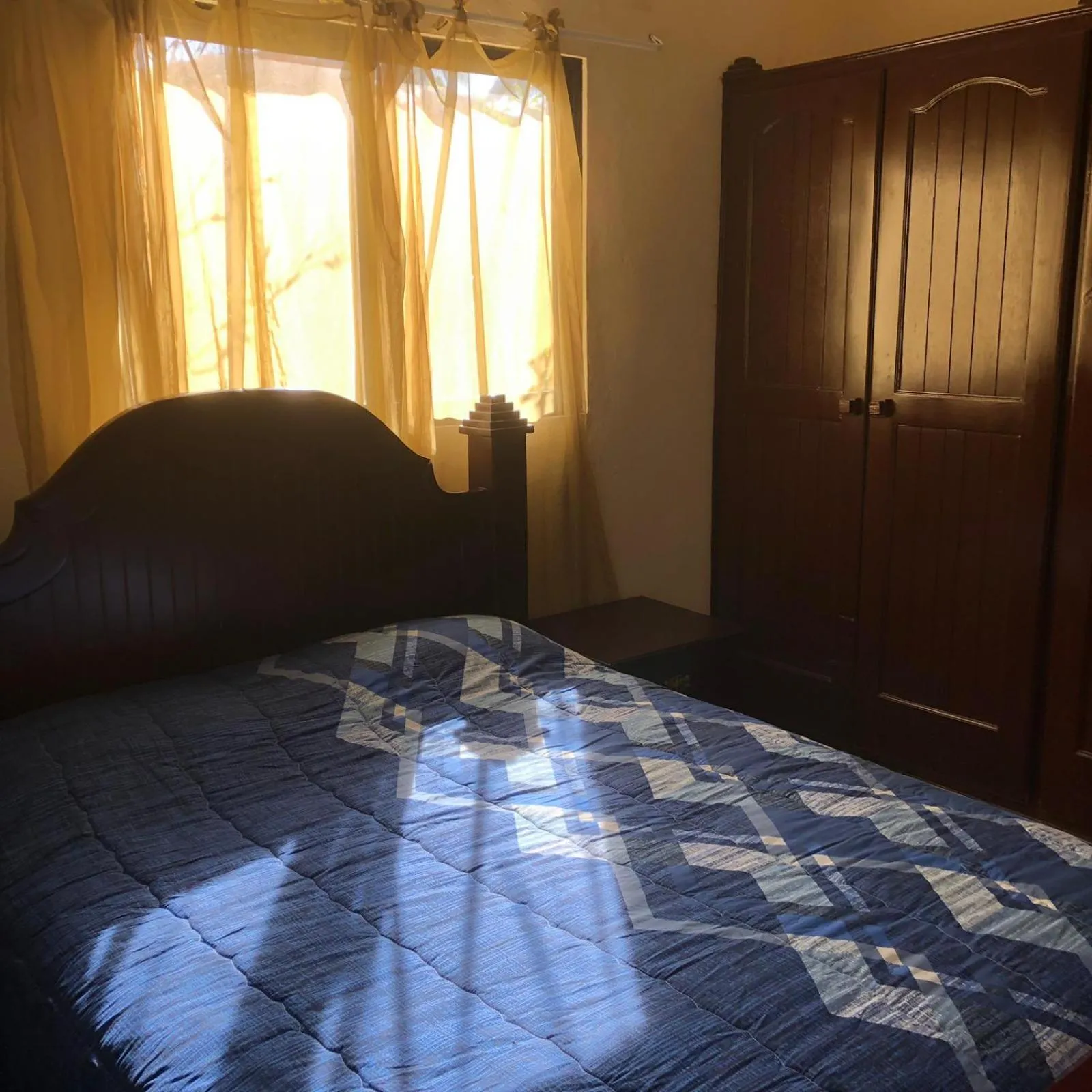 Bed in La Cueva del Che