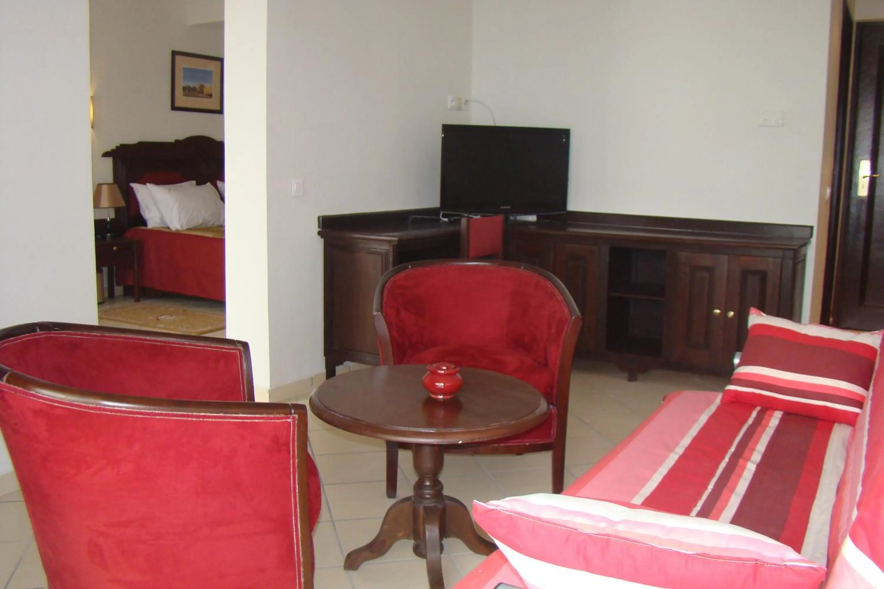 Seating area in New Farah Hotel