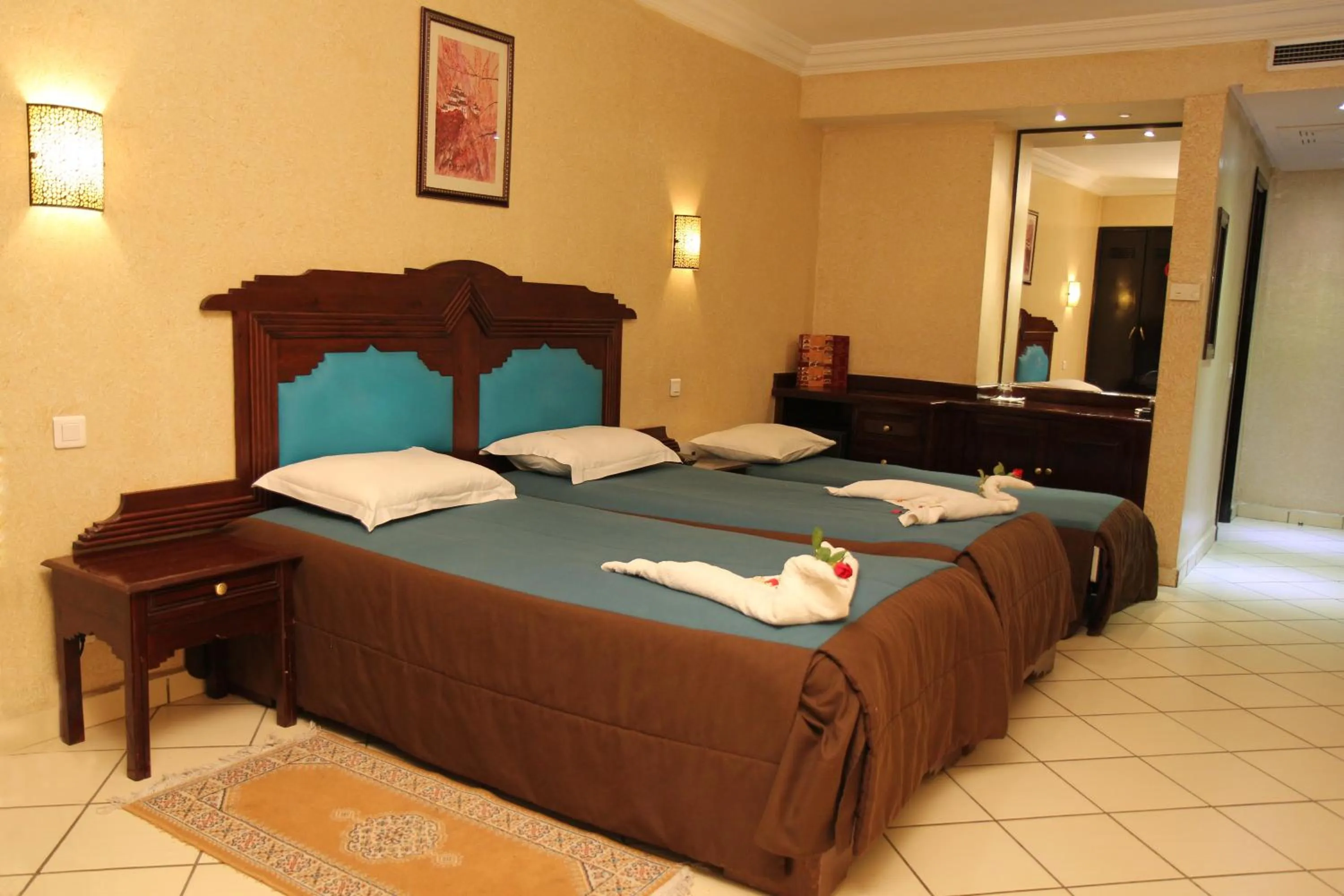 Bedroom in New Farah Hotel