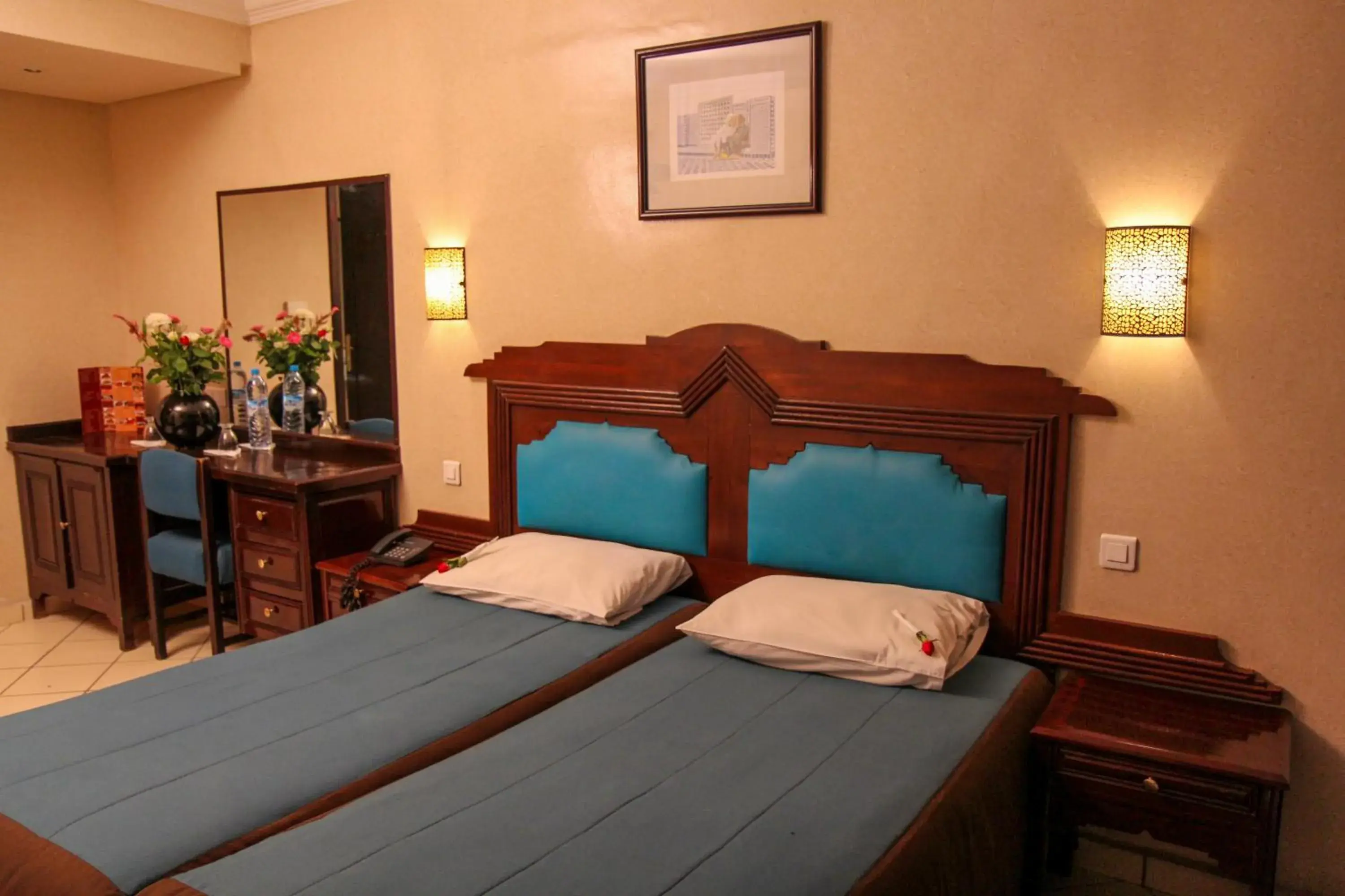Bedroom in New Farah Hotel