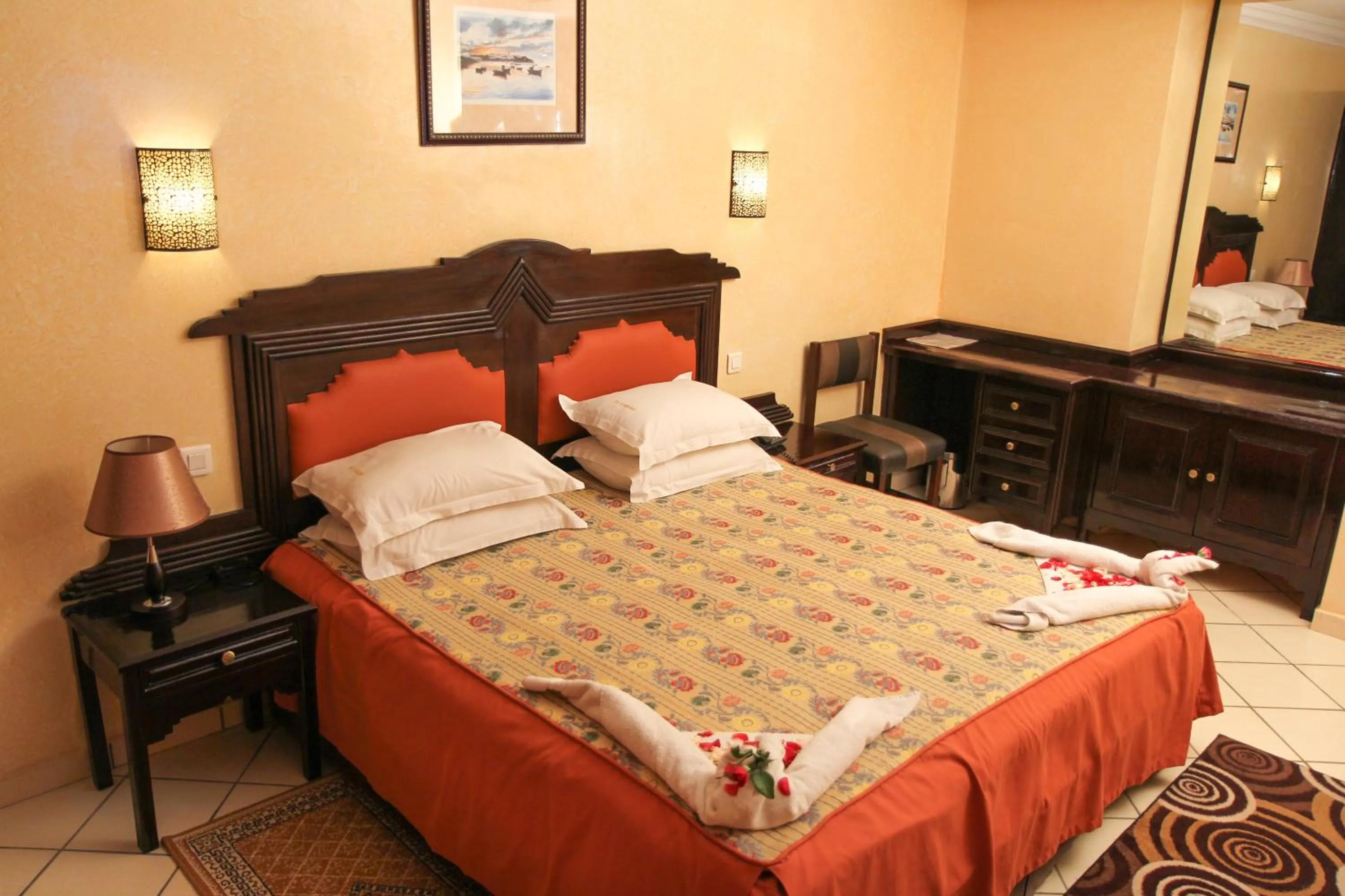 Bedroom in New Farah Hotel
