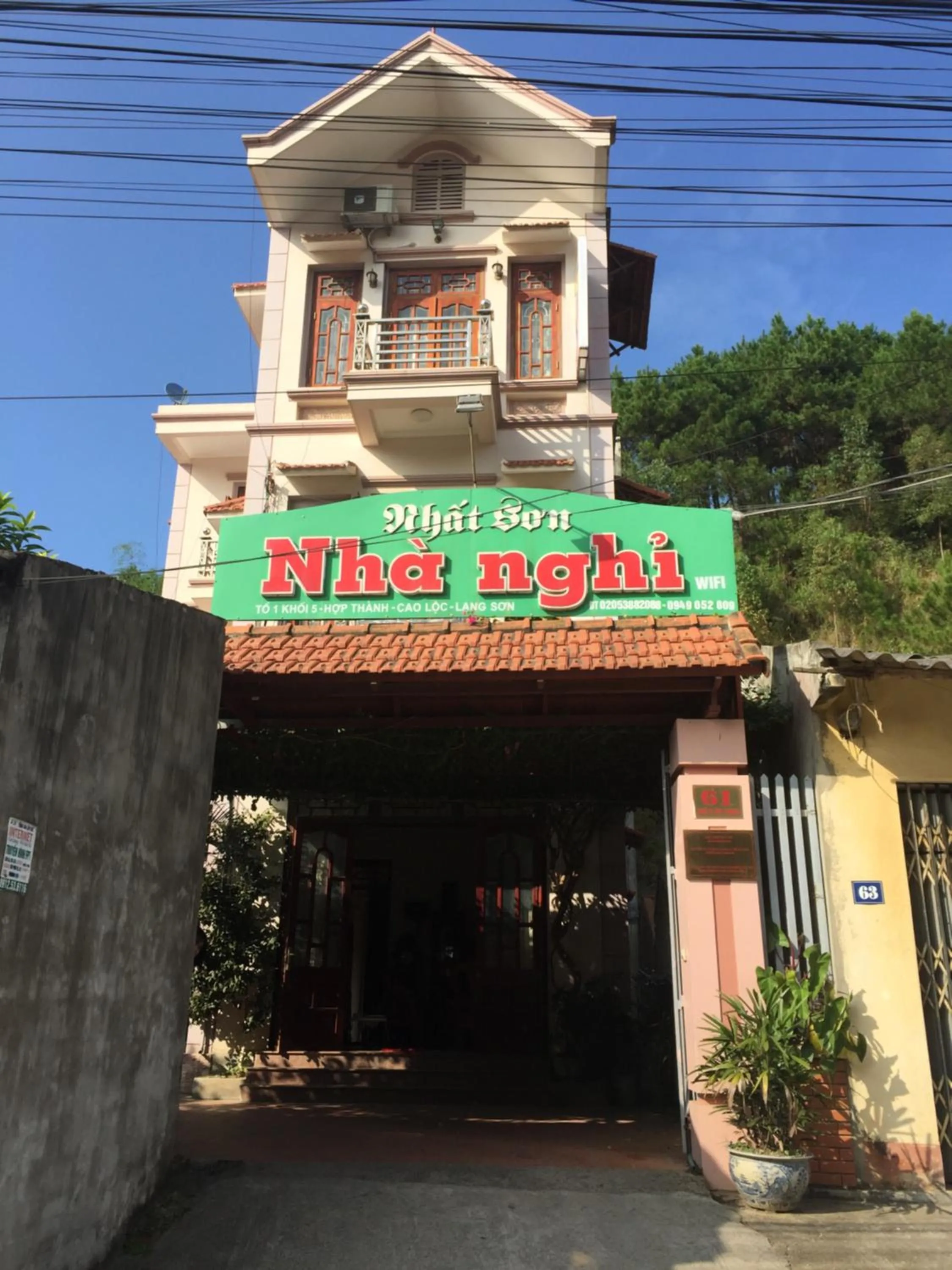 Property building in Nhat Son Guesthouse