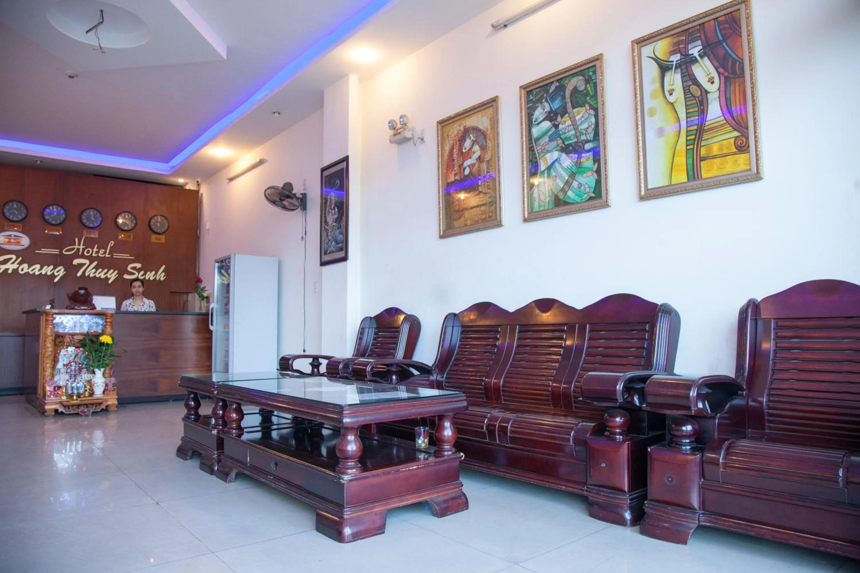 Lobby or reception in Hoang Thuy Sinh Hotel