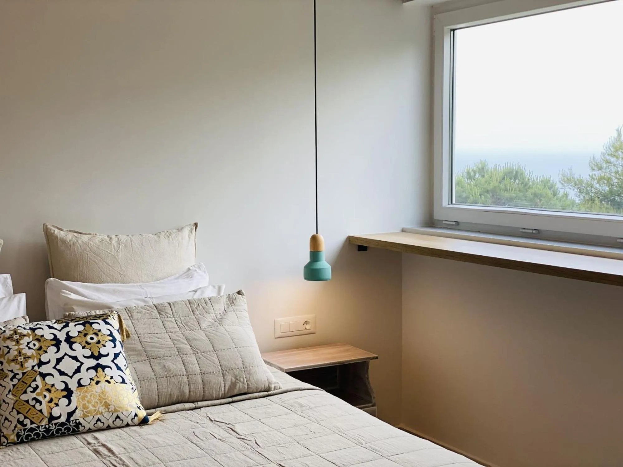 Bed in Lithies Sea View Boutique Hotel