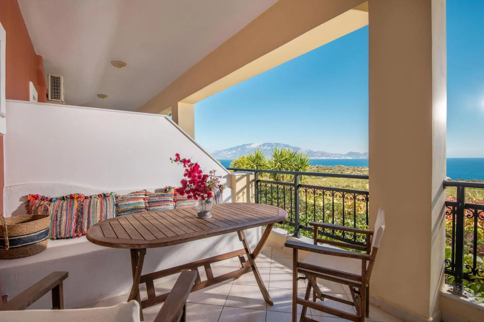 Balcony/Terrace in Lithies Sea View Boutique Hotel